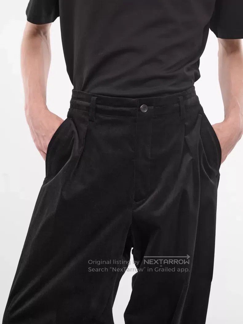 Yohji Yamamoto Yohji Yamamoto Size 3 24AW velvet runway long pants| Size US 30 / EU 46 - 3 Thumbnail
