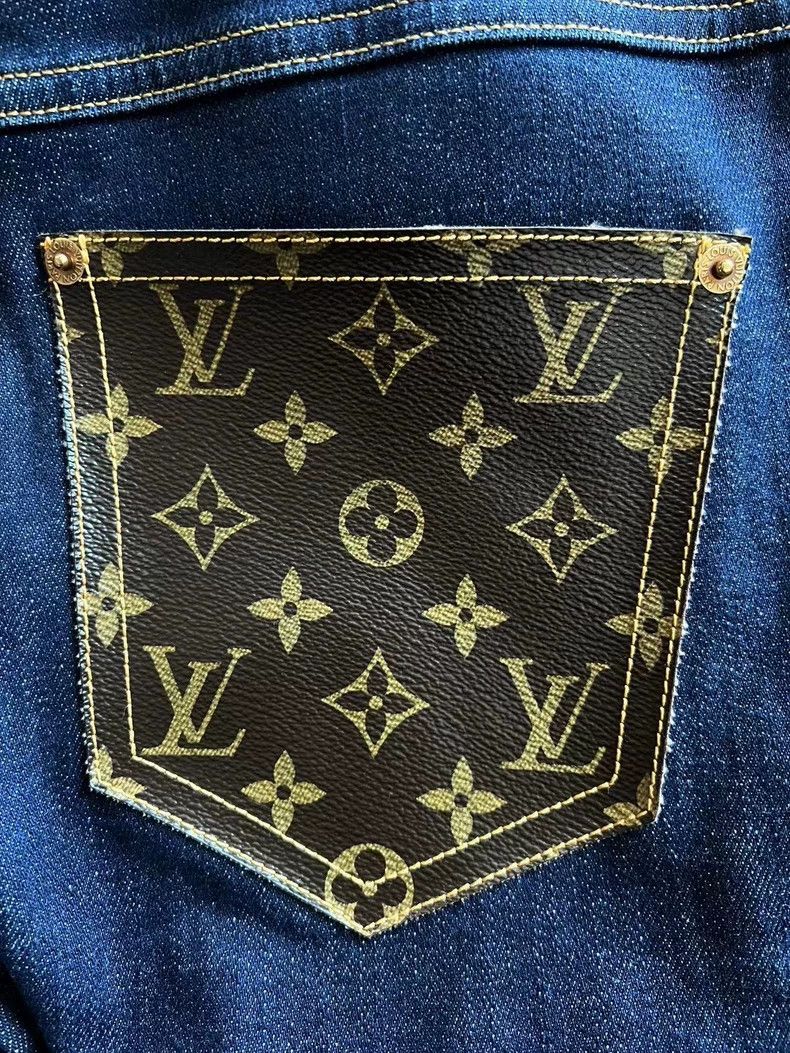 Louis Vuitton Louis Vuitton Back presbyopic pocket jeans 2501-Nextarrow Size US 34 / EU 50 - 3 Thumbnail