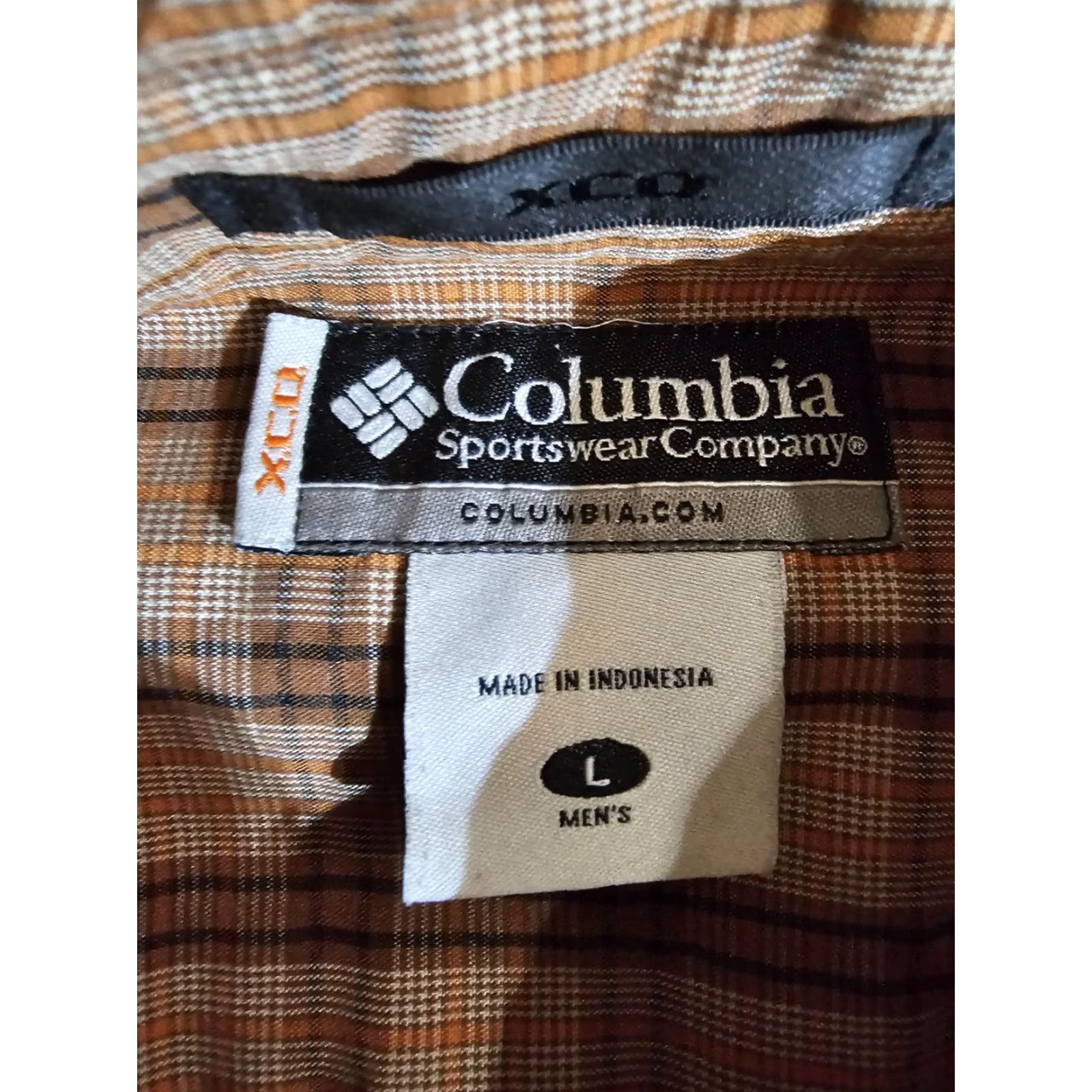 Vintage VINTAGE Columbia Plaid XCD Button Up Long Sleeve Shirt Mens Large Tan/Gold Beige Cotton Regular Button-Down Collared - Mens Size US L / EU 52-54 / 3 - 5 Thumbnail