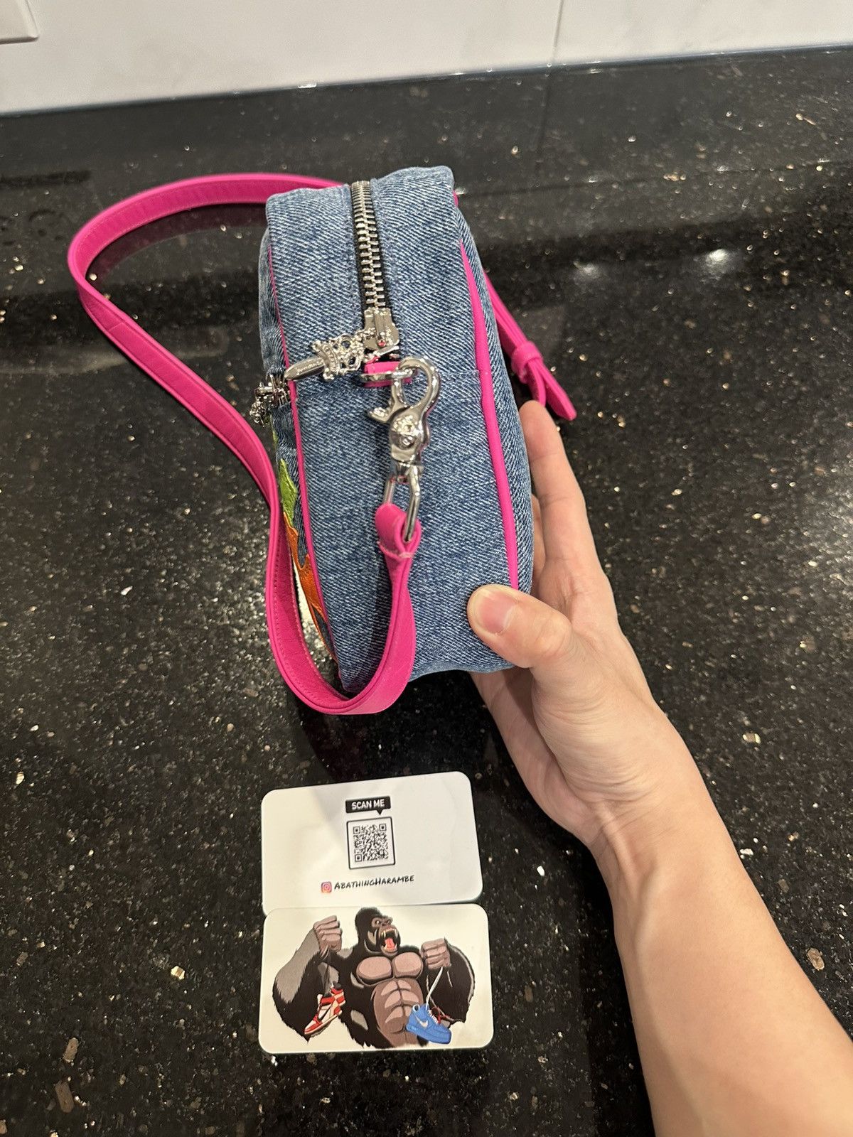 Chrome Hearts Chrome Hearts MultiColor Cross Patch Shoulder Bag Art Basel Size ONE SIZE - 4 Thumbnail