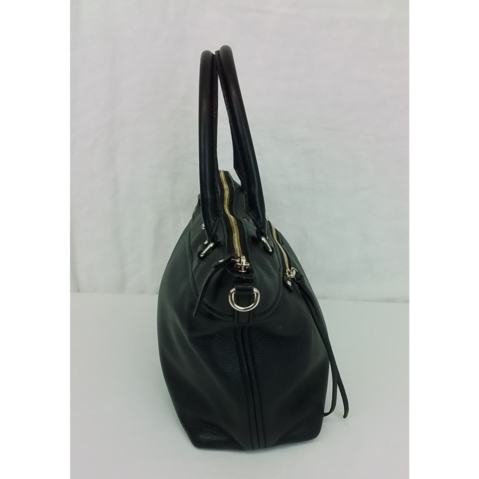 Kate Spade Kate Spade Leather Handbag Purse Black Gold Top Handle Size ONE SIZE - 3 Thumbnail