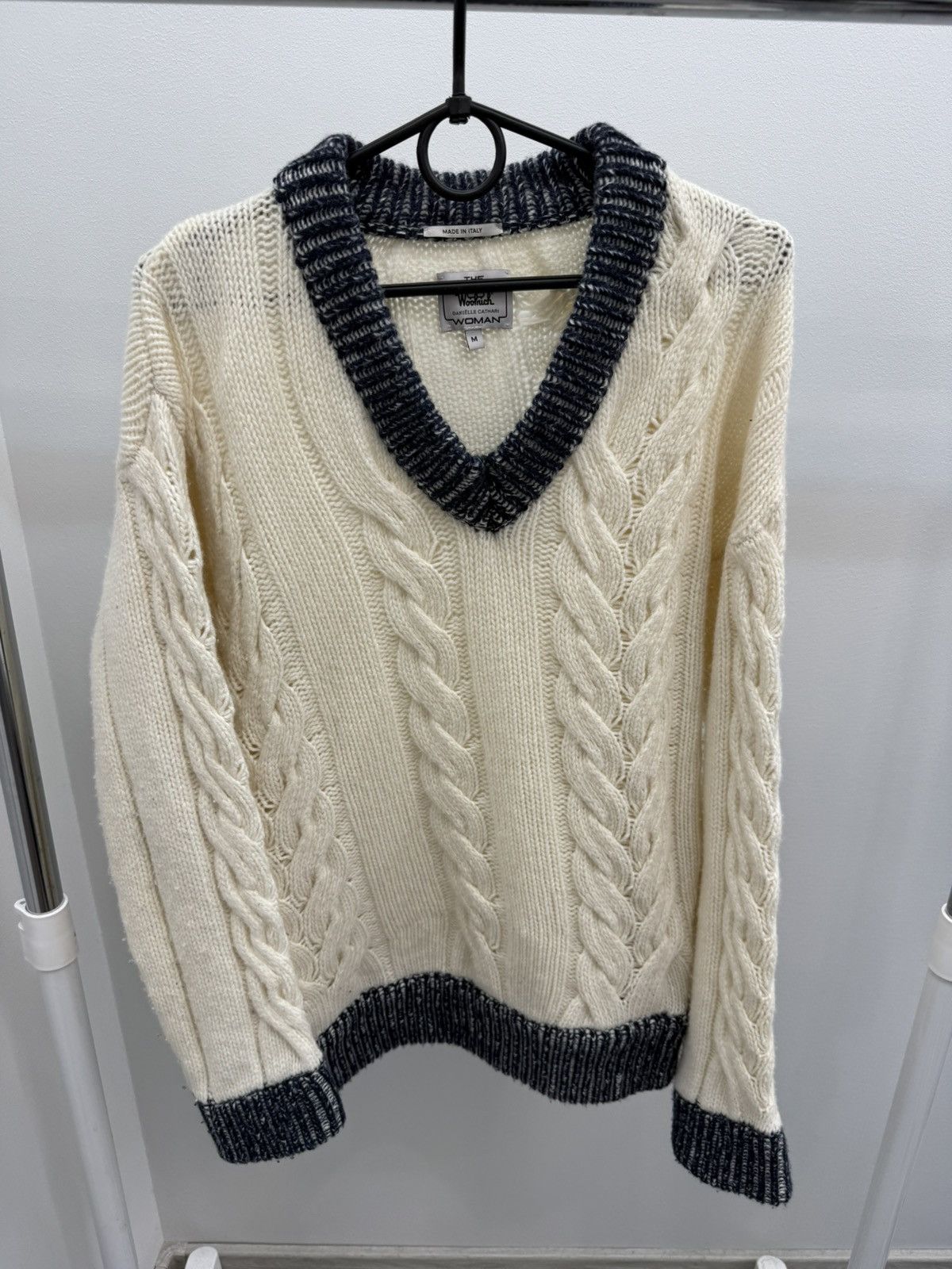 Woolrich Woolen Mills Woolrich x Danielle Cathari Wool Asymmetrical Sweater Size M / US 6-8 / IT 42-44 - 1 Thumbnail