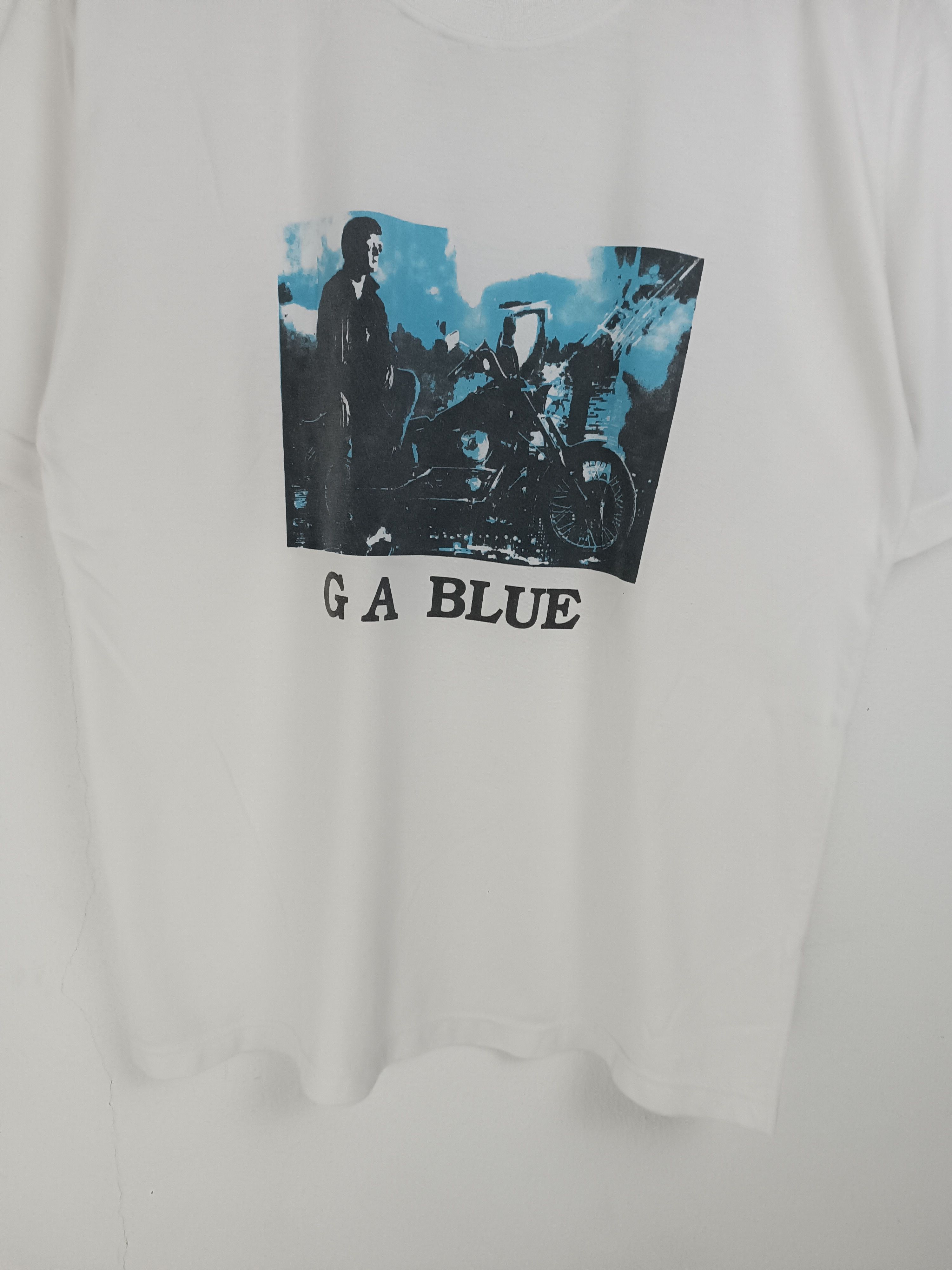 Vintage VINTAGE 90'S GA BLUE JEANS BIKERS HARLEY PUNK TEE Size US M / EU 48-50 / 2 - 6 Thumbnail