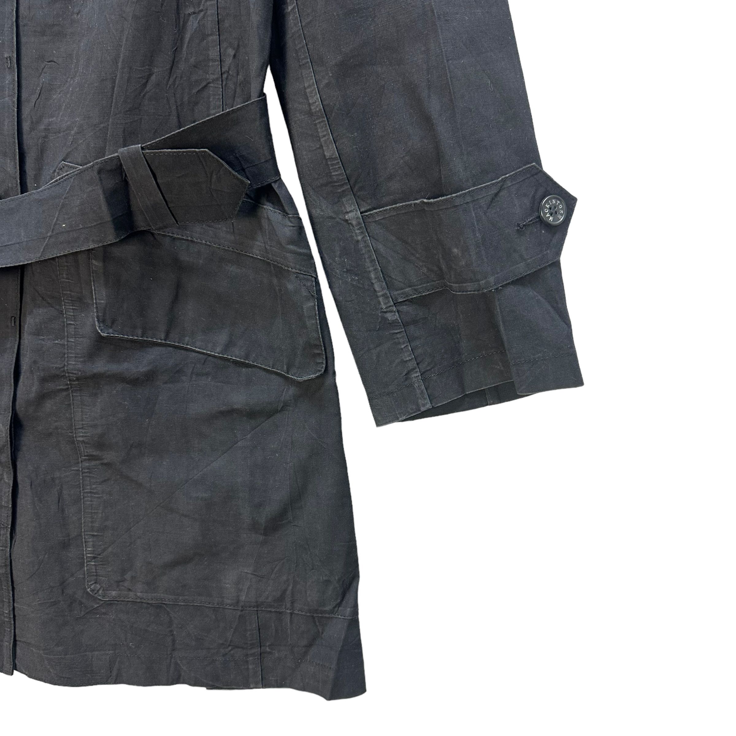 Mackintosh Mackintosh Genuine Handmade Cotton Rubber Overcoat #A7-0175 Size XS / US 0-2 / IT 36-38 - 5 Thumbnail