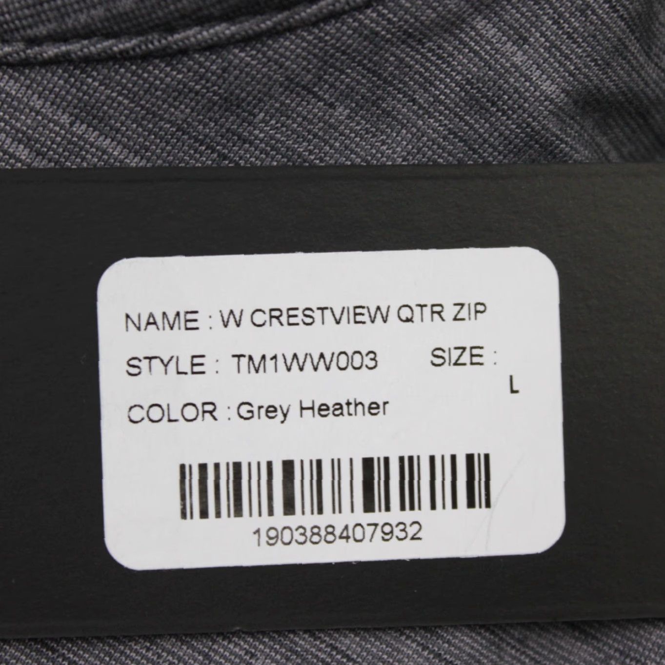 TravisMathew Travis Mathew Sweatshirt NWT Women Large Gray Crestview 1/4 Zip Golf Long Sleeve Size L / US 10 / IT 46 - 5 Thumbnail