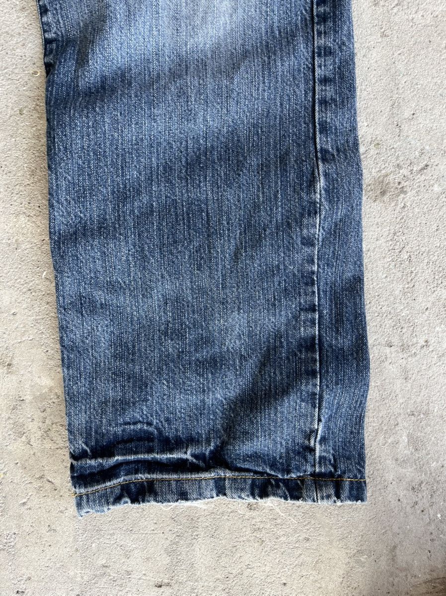 If Six Was Nine × Japanese Brand × Le Grande Bleu (L.G.B.) Faded Thrashed Crash Denim Pants Jeans like Rick Owens Y2K Size US 33 - 12 Thumbnail