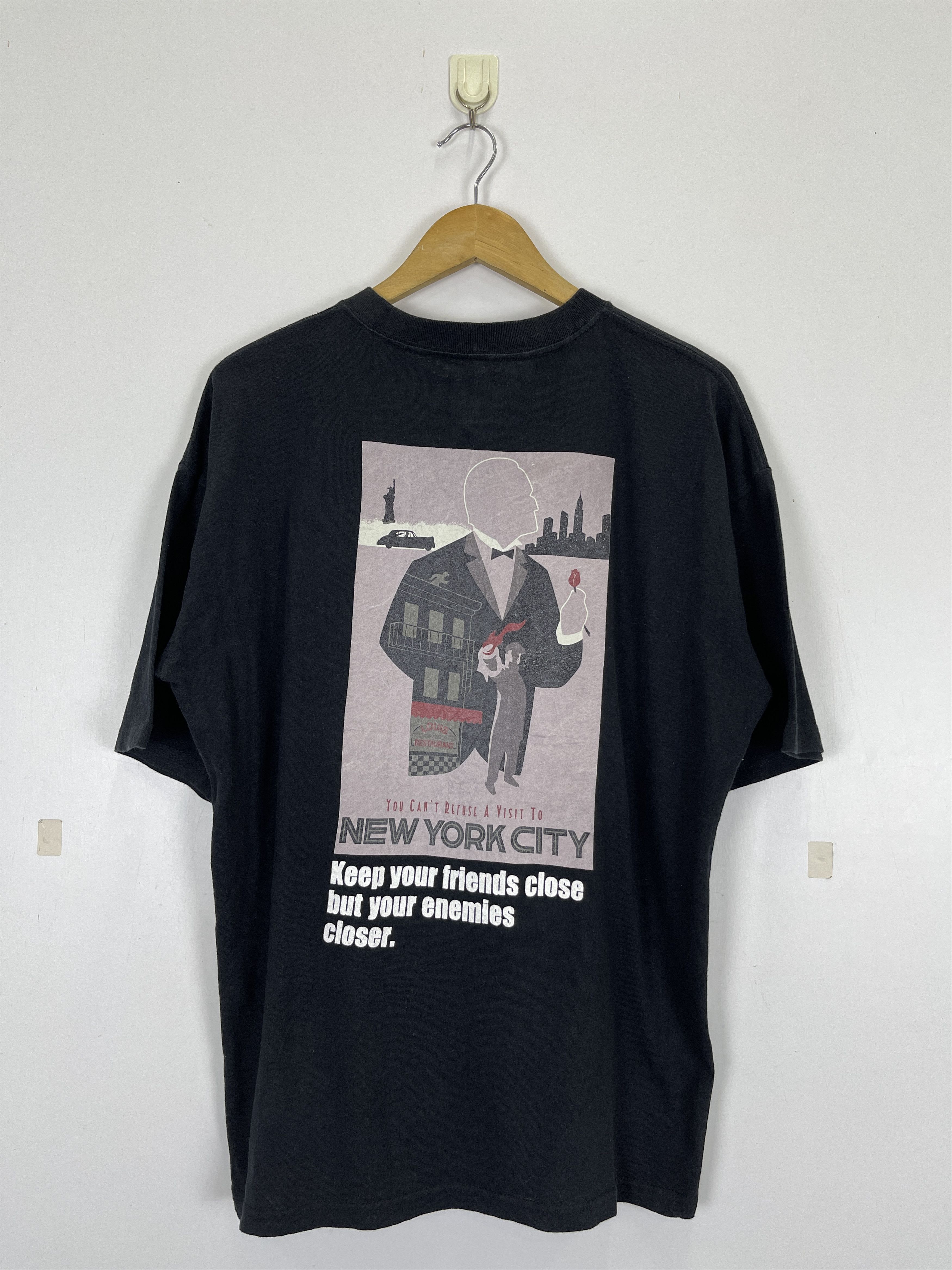Vintage The Godfather Movie T-Shirt TA0422 Size US L / EU 52-54 / 3 - 3 Thumbnail