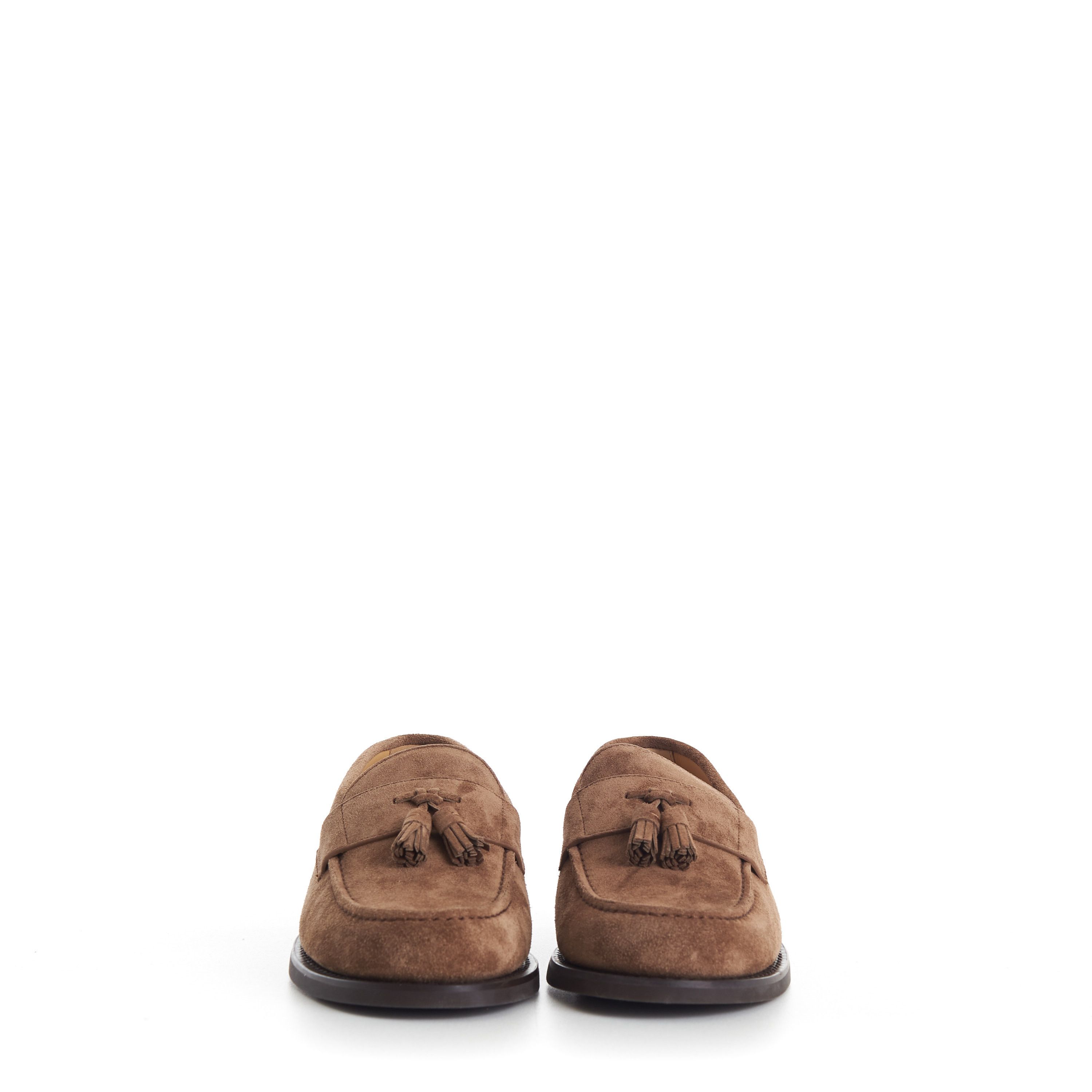 Brunello Cucinelli Suede Loafers With Tassel Size US 9.5 / EU 42-43 - 2 Thumbnail