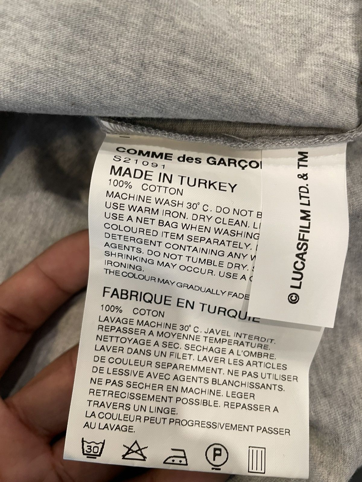 Comme des Garcons Comme Des Garçon X Star Wars Tee Shirt Size US M / EU 48-50 / 2 - 7 Thumbnail