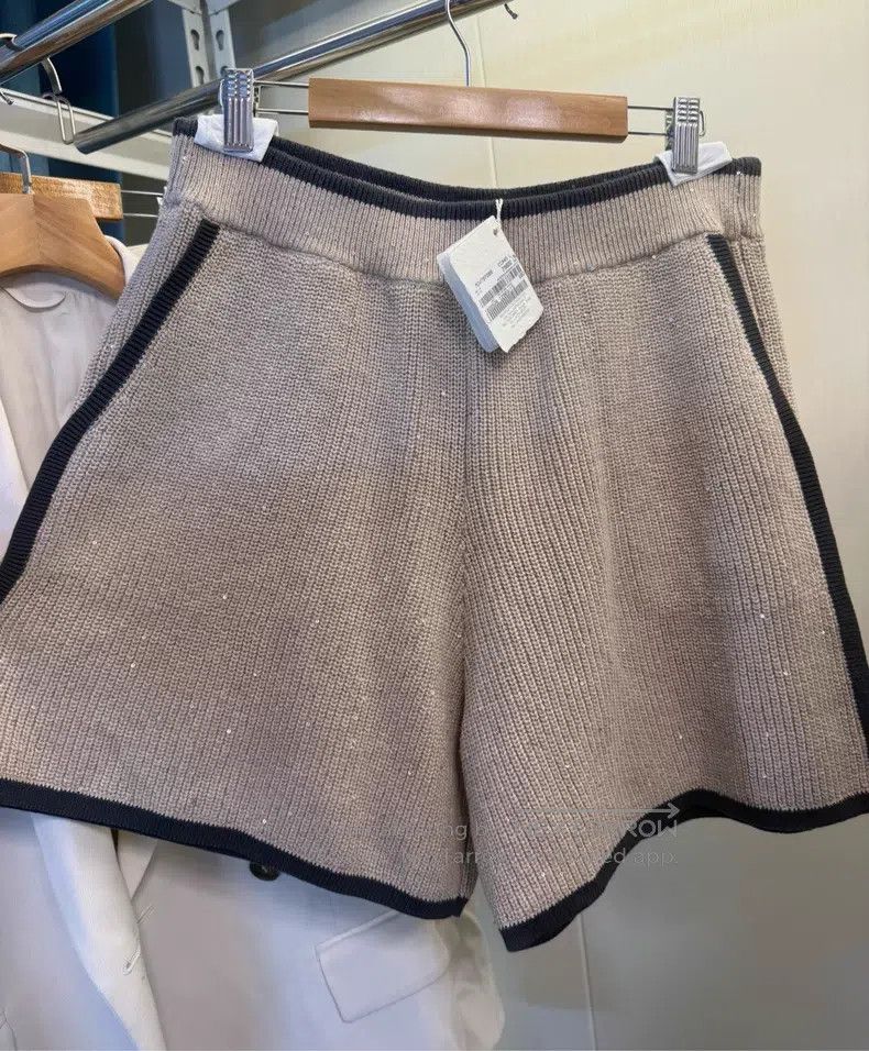 Brunello Cucinelli Brunello Cucinelli size L Sequined Shorts Size 25" / US 0 / IT 36 - 3 Thumbnail