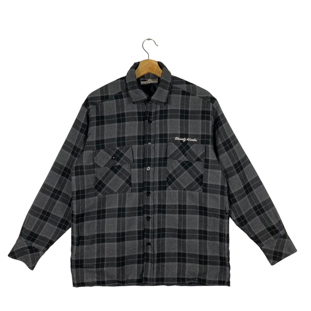 Bounty Hunter × Vintage SS02 Bounty Hunter Plaid Button Jacket M Size Size US M / EU 48-50 / 2 - 1 Thumbnail