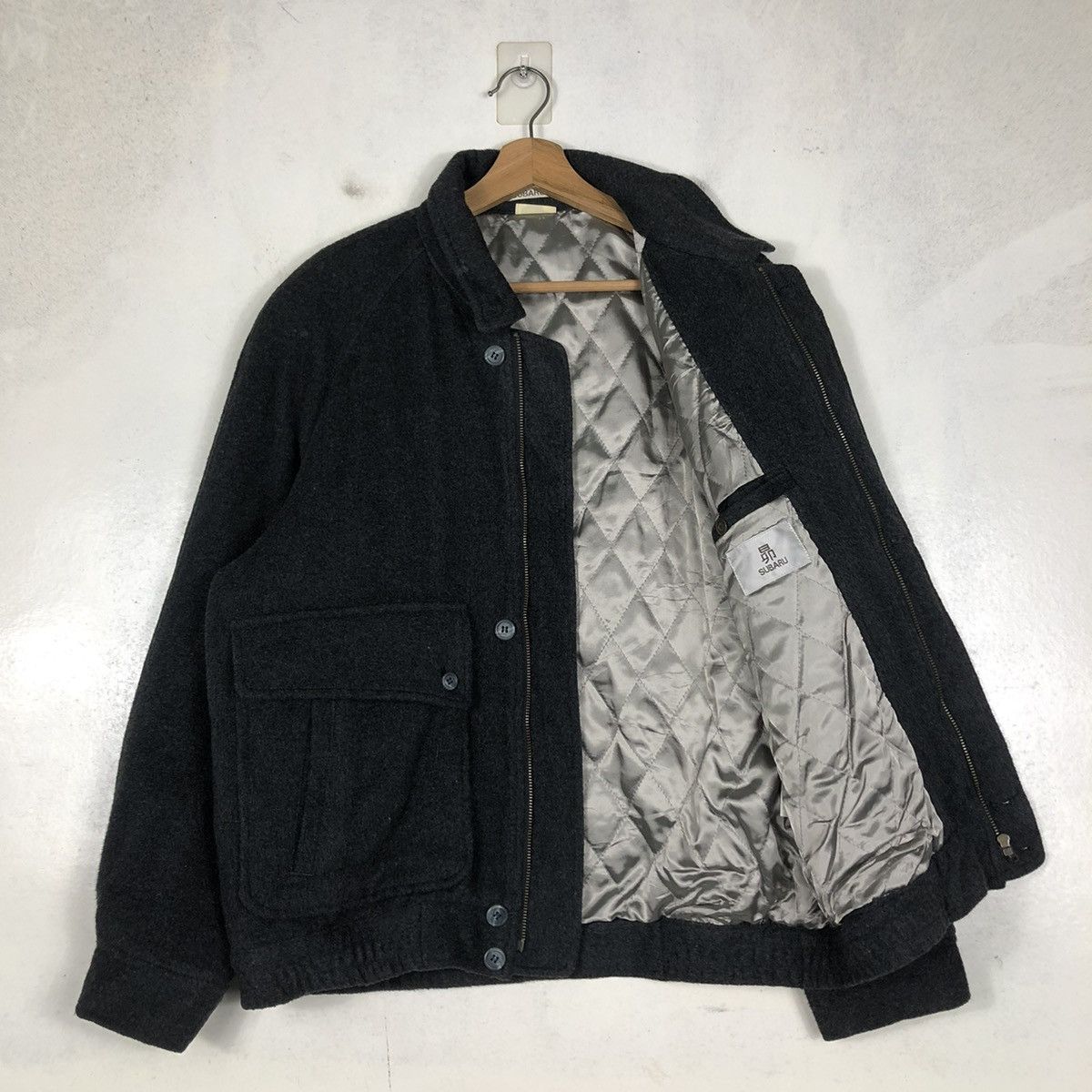 Japanese Brand 📌VINTAGE BOMBER JACKET WOOL MA-1 DESIGN SUBARU JAPAN Size US L / EU 52-54 / 3 - 11 Thumbnail