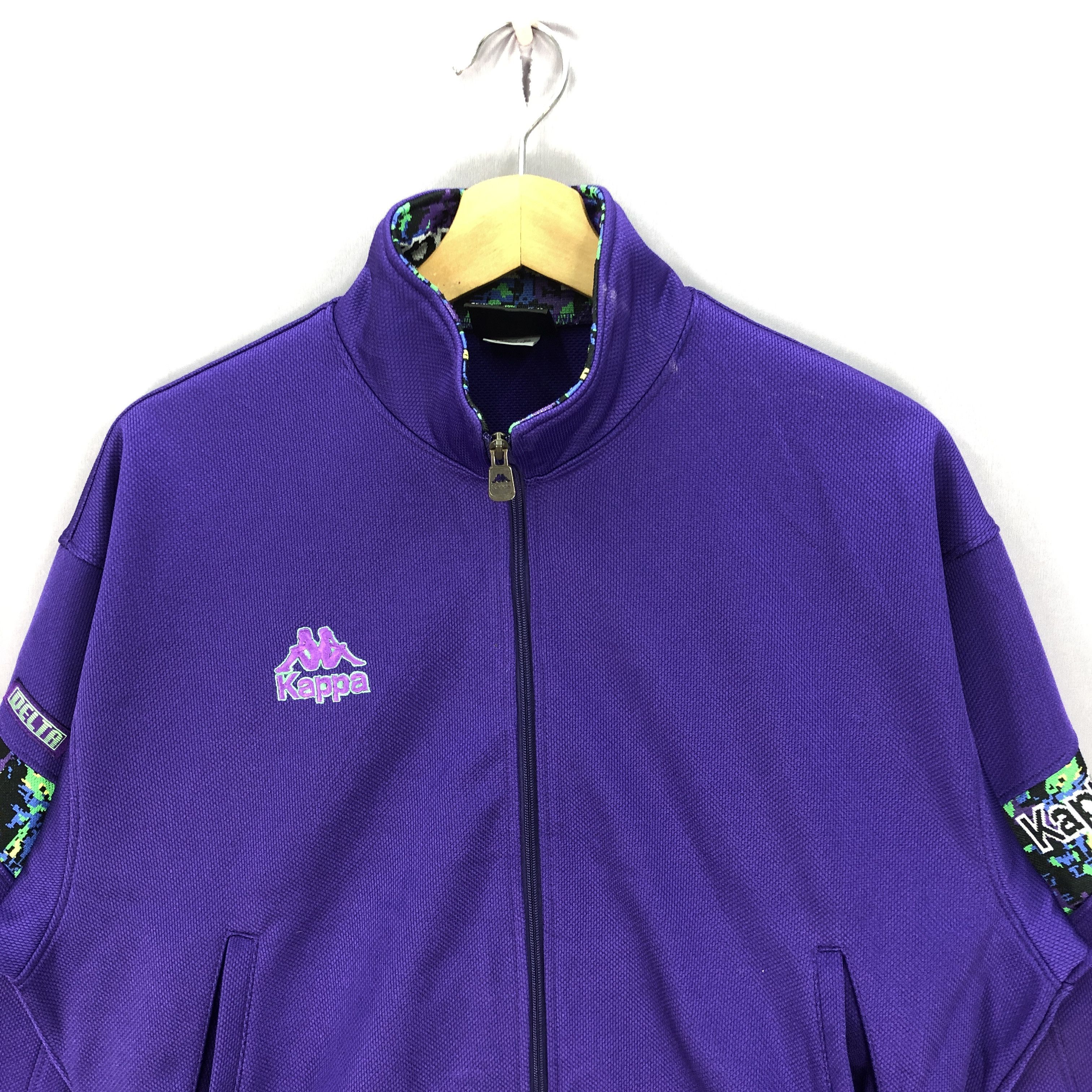 Kappa × Vintage Vintage 90s Kappa Tracksuit Sweater Zipper Jackets Size US M / EU 48-50 / 2 - 2 Thumbnail