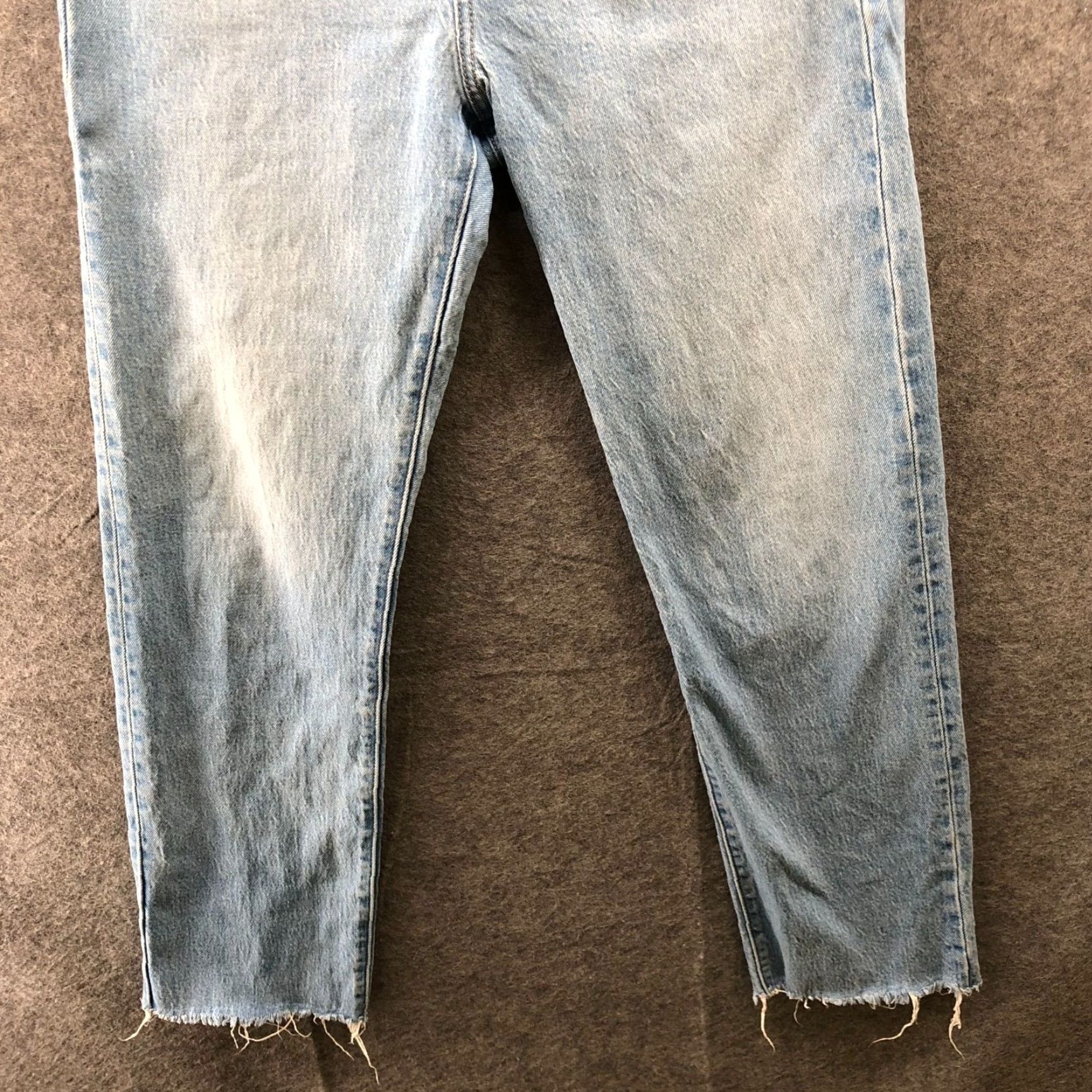 Levi's Levi's Wedgie Straight Ankle Jeans Womens 28 Light Wash Blue Crop Tango Hustle Size 28" / US 6 / IT 42 - 4 Thumbnail
