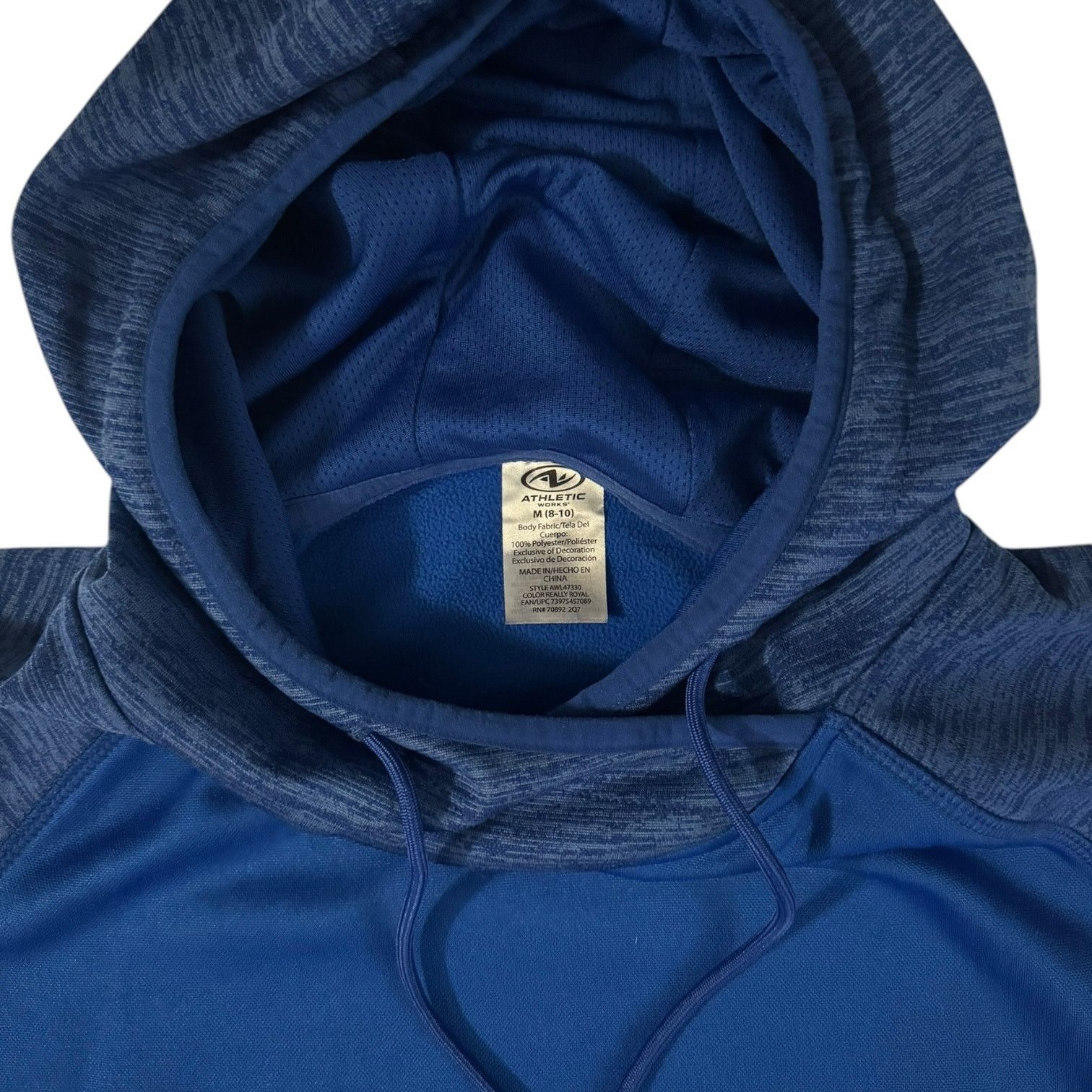 Athletic Works Athletic Works DriWorks Hoodie Blue Fleece Lined M 8/10 Size M / US 6-8 / IT 42-44 - 2 Thumbnail