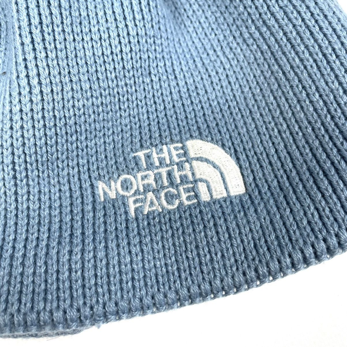 The North Face The North Face Vintage Y2K Blue Logo Beanie Size ONE SIZE - 3 Thumbnail