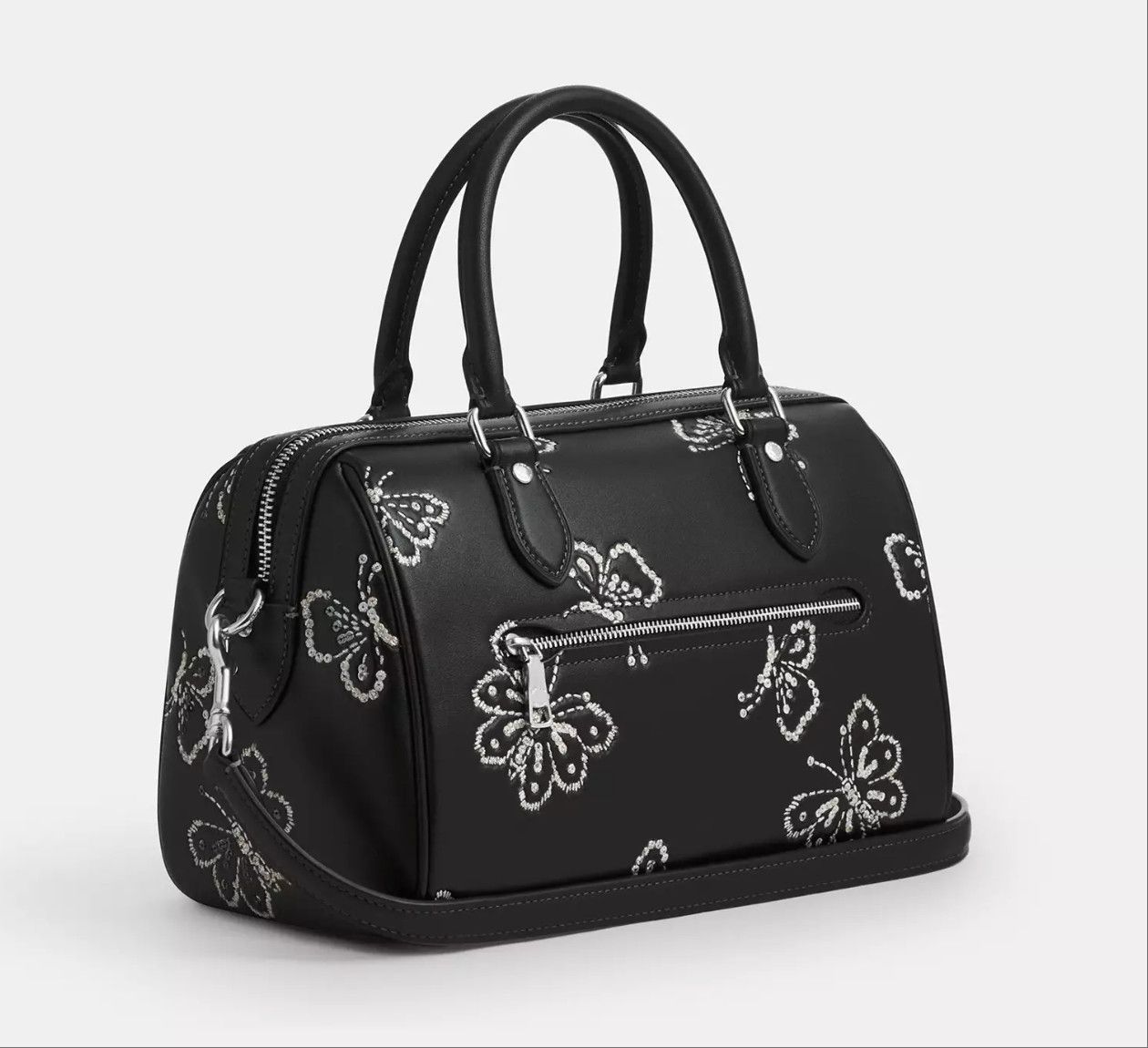 Coach Nwt Coach Rowan Satchel Bag With Butterfly Print CCK88 Size ONE SIZE - 10 Thumbnail