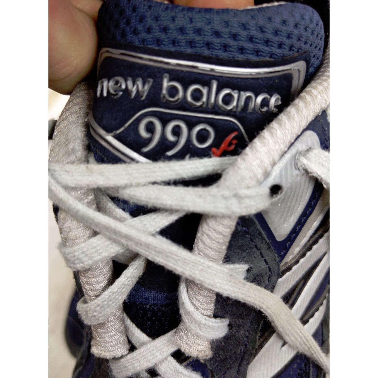 New Balance New Balance Sneaker 990 V6 Fuel Cell Made In USA Mens 12 D 43.5 Navy Blue Size US 12 / EU 45 - 7 Thumbnail