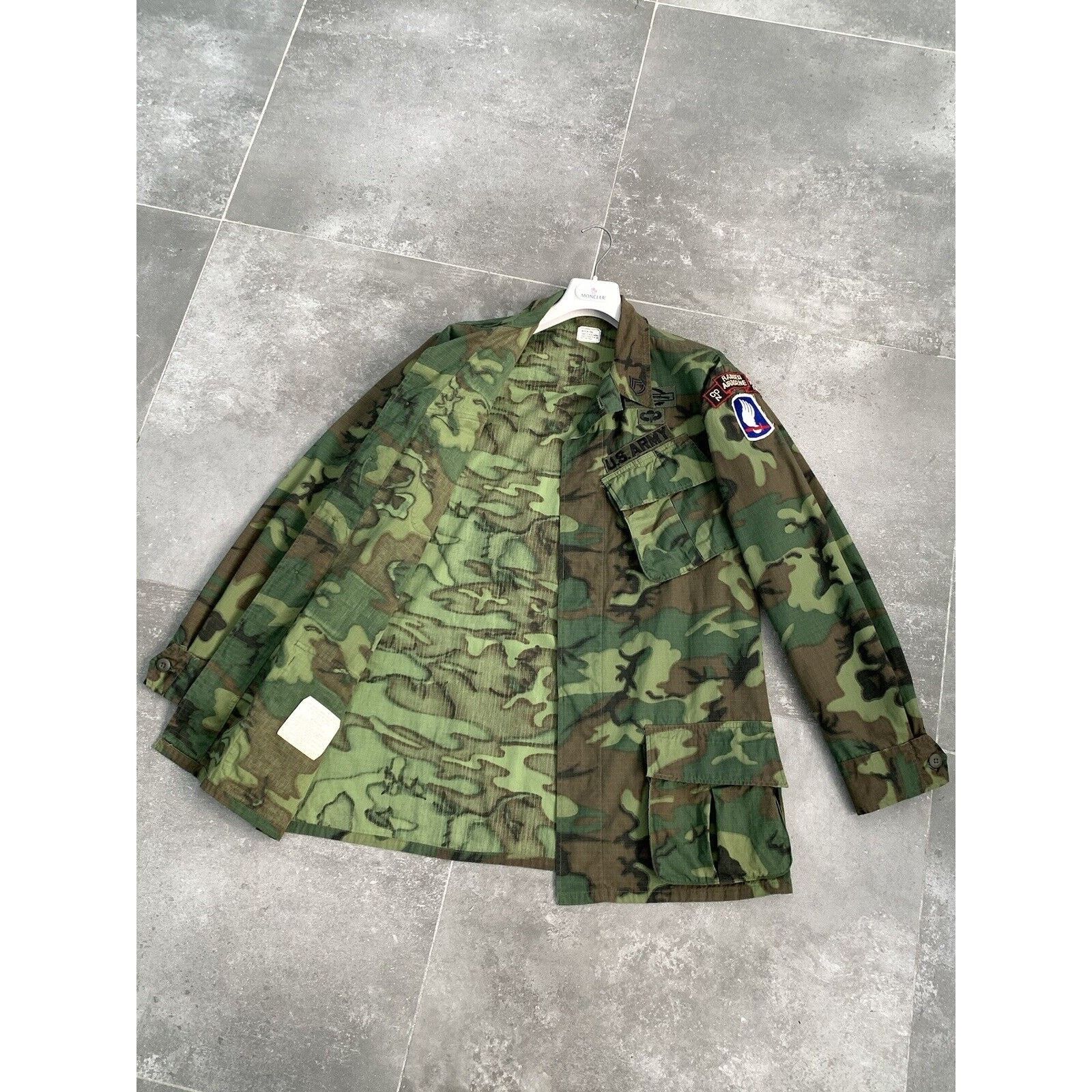 Vintage Mens US ARMY Ranger Airborne 75th Inf VIETNAM WAR Jacket M-L Size US L / EU 52-54 / 3 - 17 Thumbnail