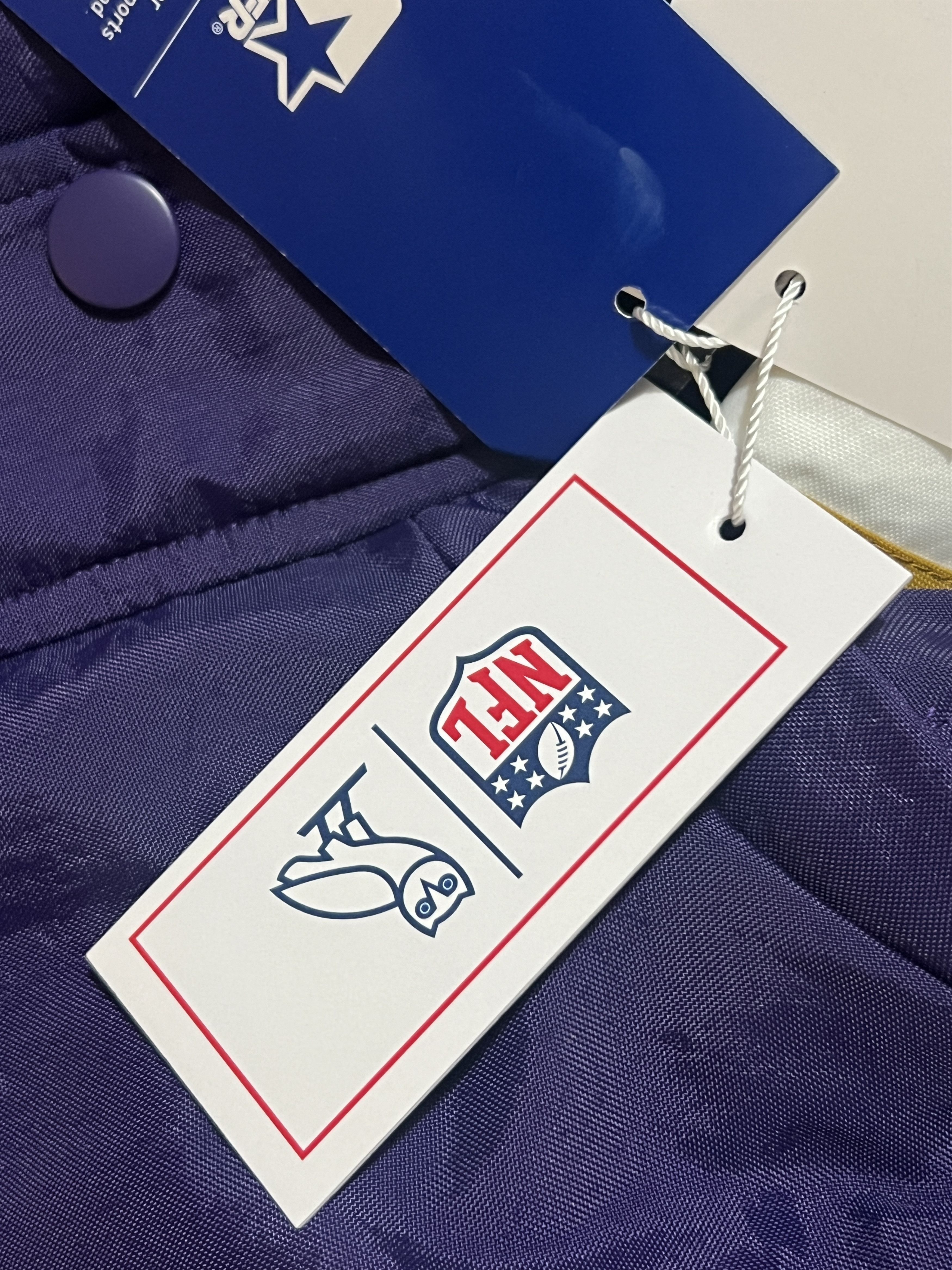Drake OVO x NFL BALTIMORE RAVENS STARTER® SIDELINE PUFFER JACKET Size US XXL / EU 58 / 5 - 12 Thumbnail