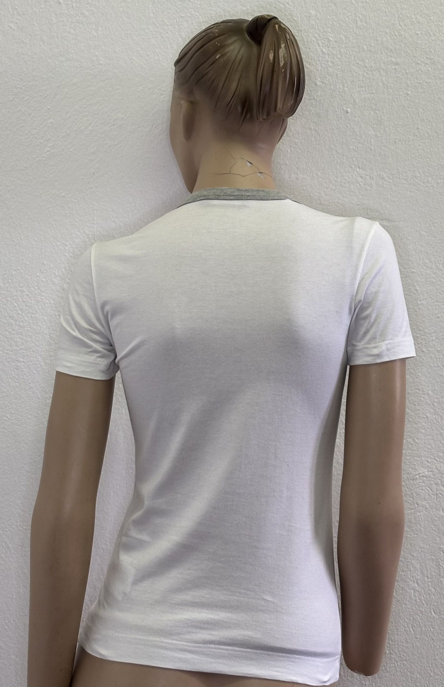 Dolce & Gabbana × Vintage Dolce & Gabbana White T-shirt Roz. 40 Size S / US 4 / IT 40 - 2 Thumbnail