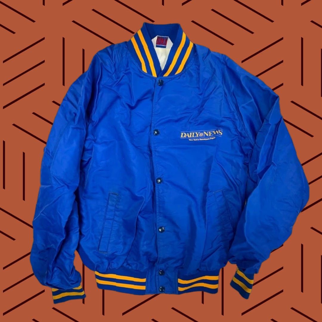 Champion VINTAGE New York Daily News All-Scholastic Tennis Champion 1988 Blue Jacket Size L MVP Blue Nike? Size US L / EU 52-54 / 3 - 1 Thumbnail