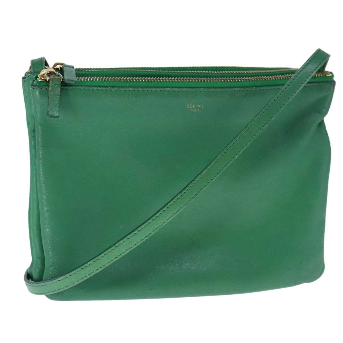 Celine Celine Trio Crossbody Bag Leather Size ONE SIZE - 1 Thumbnail