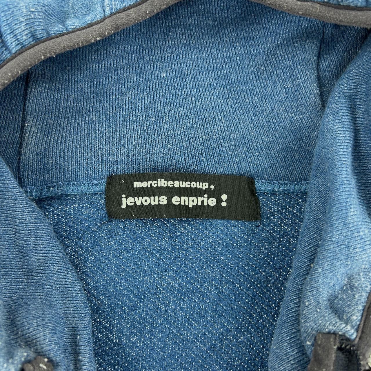 Merci Beaucoup By Issey Miyake Hooded Zip-Up Poncho Size L