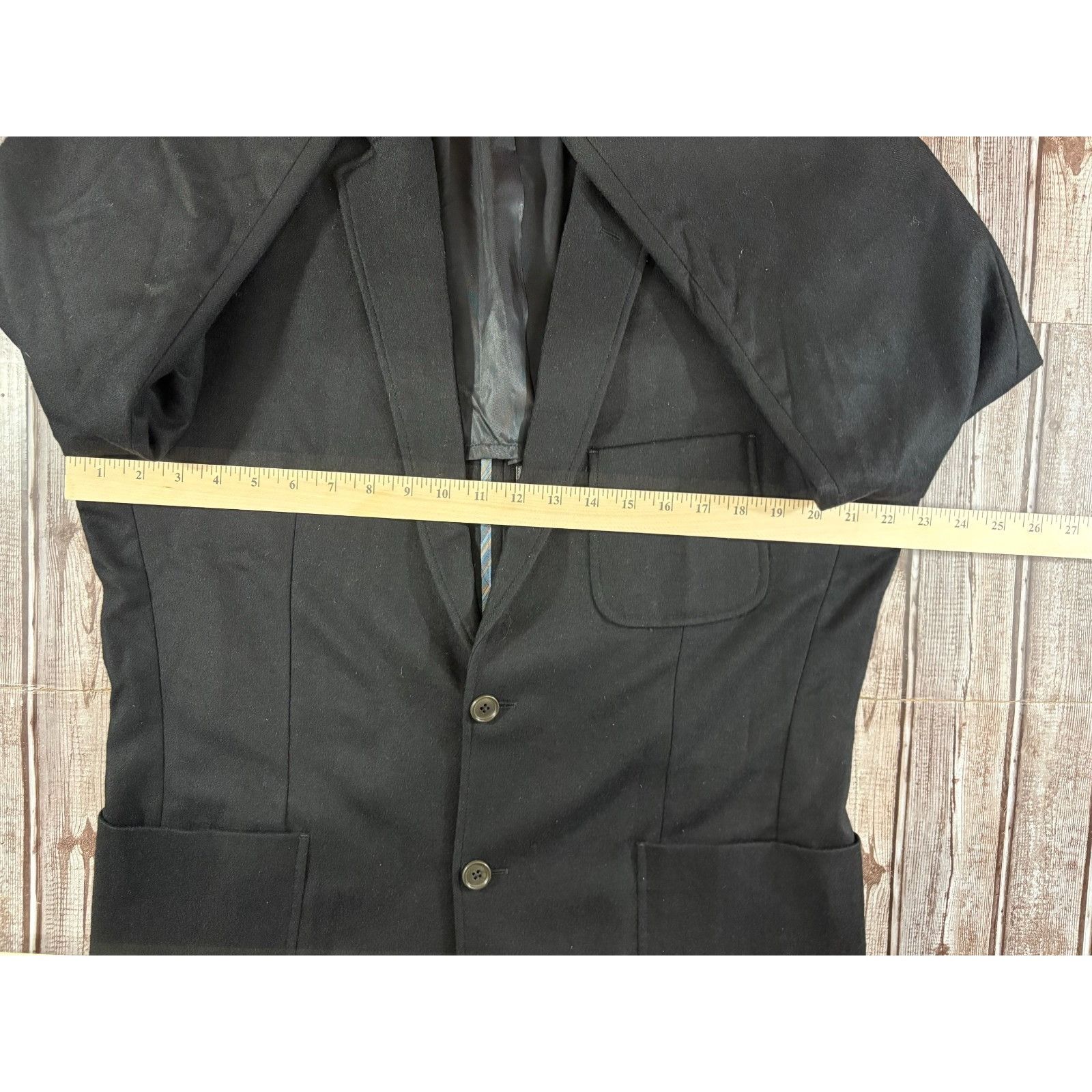 John Varvatos John Varvators Uptown Wool Cashmere Silk Chore Blazer Jacket Size 42R - 5 Thumbnail