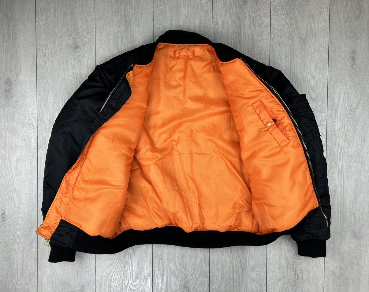 Japanese Brand × Vintage Aviation Flight Vintage Jacket MA-1 USA size L Black Size US L / EU 52-54 / 3 - 6 Thumbnail