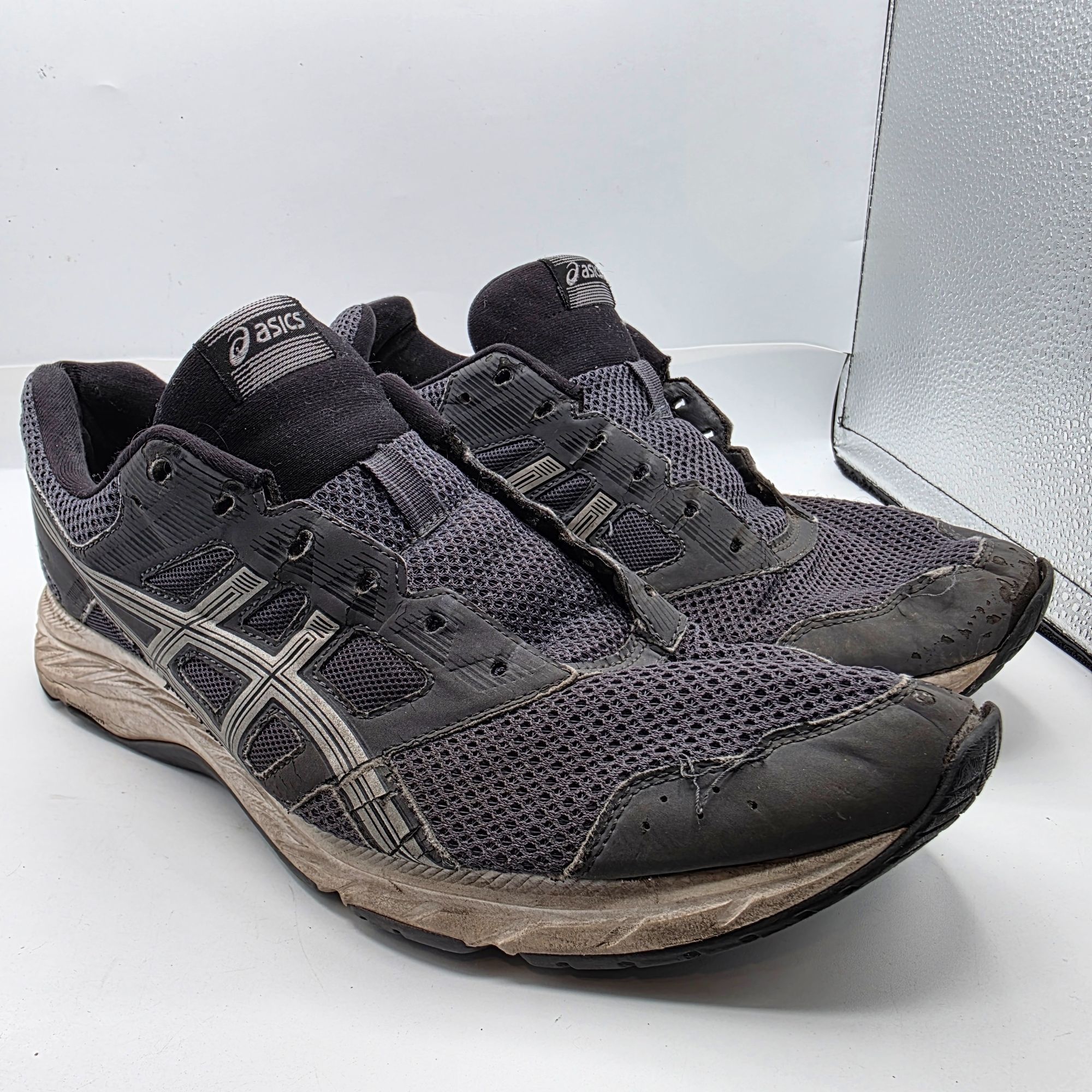 Asics Asics Gel Contend 5 Extra Wide Mens Size 13 Black Gray Runni Size US 13 / EU 46 - 1 Thumbnail