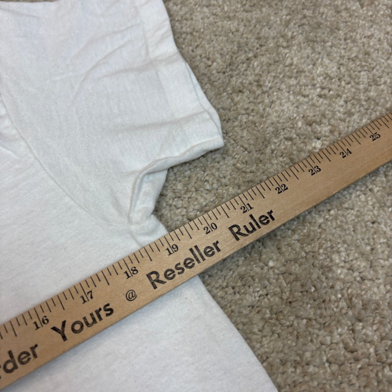 Hanes × Vintage VTG 70s Hanes Blank Poly Cotton Single Stitch Shirt Men's L Size US L / EU 52-54 / 3 - 4 Thumbnail