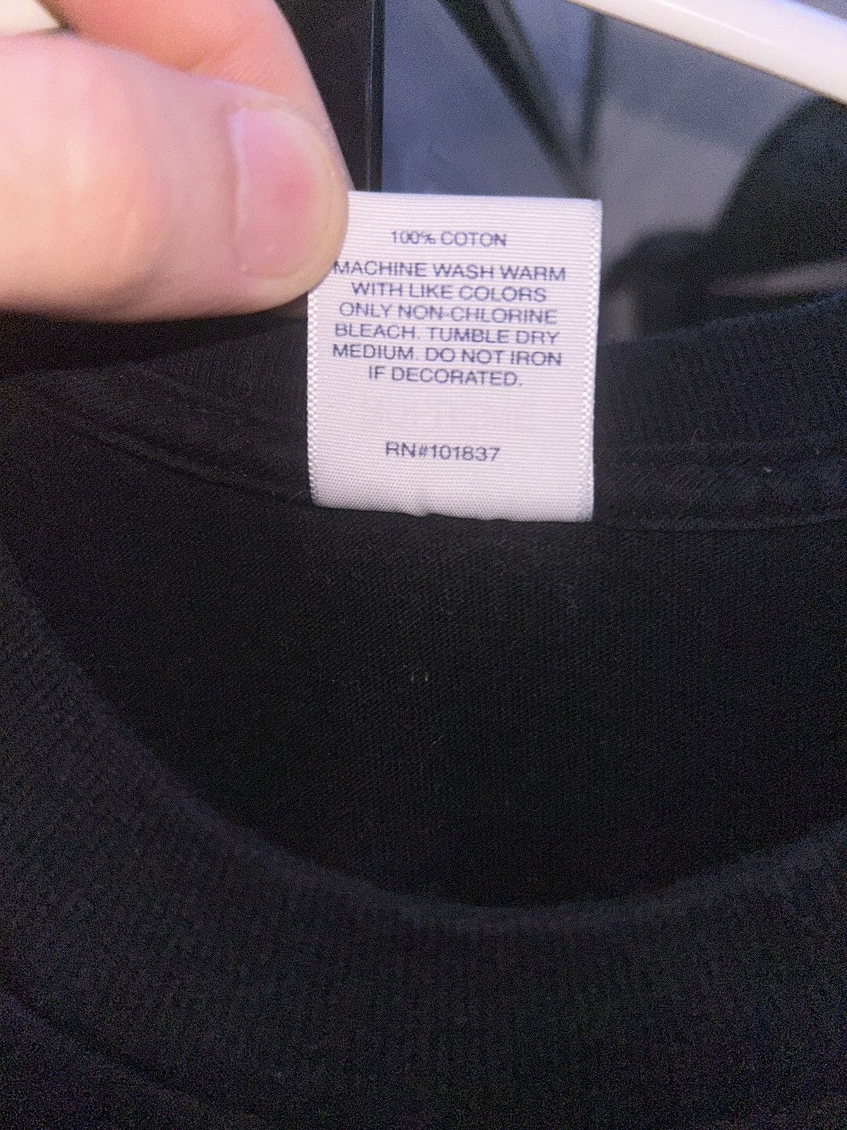 Supreme Supreme Cheese Tee in Black FW19 Size US L / EU 52-54 / 3 - 4 Thumbnail