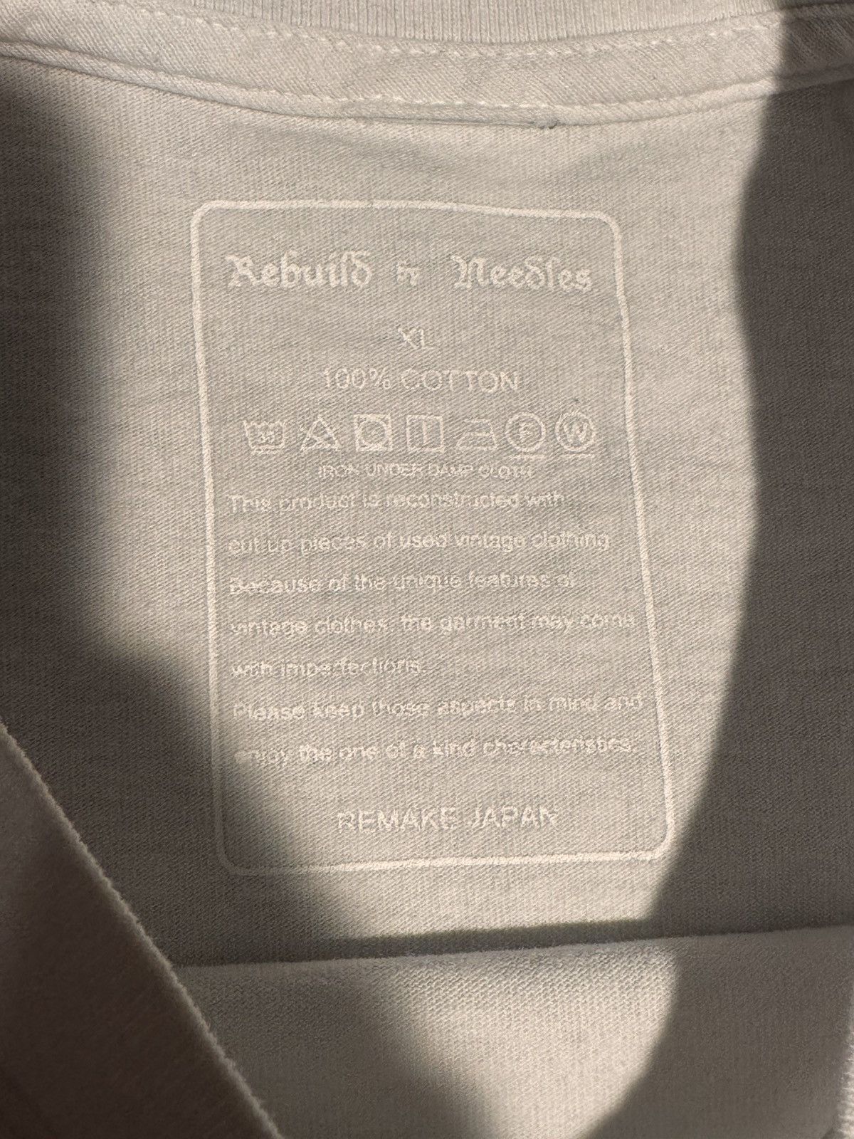 Needles Rebuilt by Needles T-Shirt NY Size US XL / EU 56 / 4 - 2 Thumbnail
