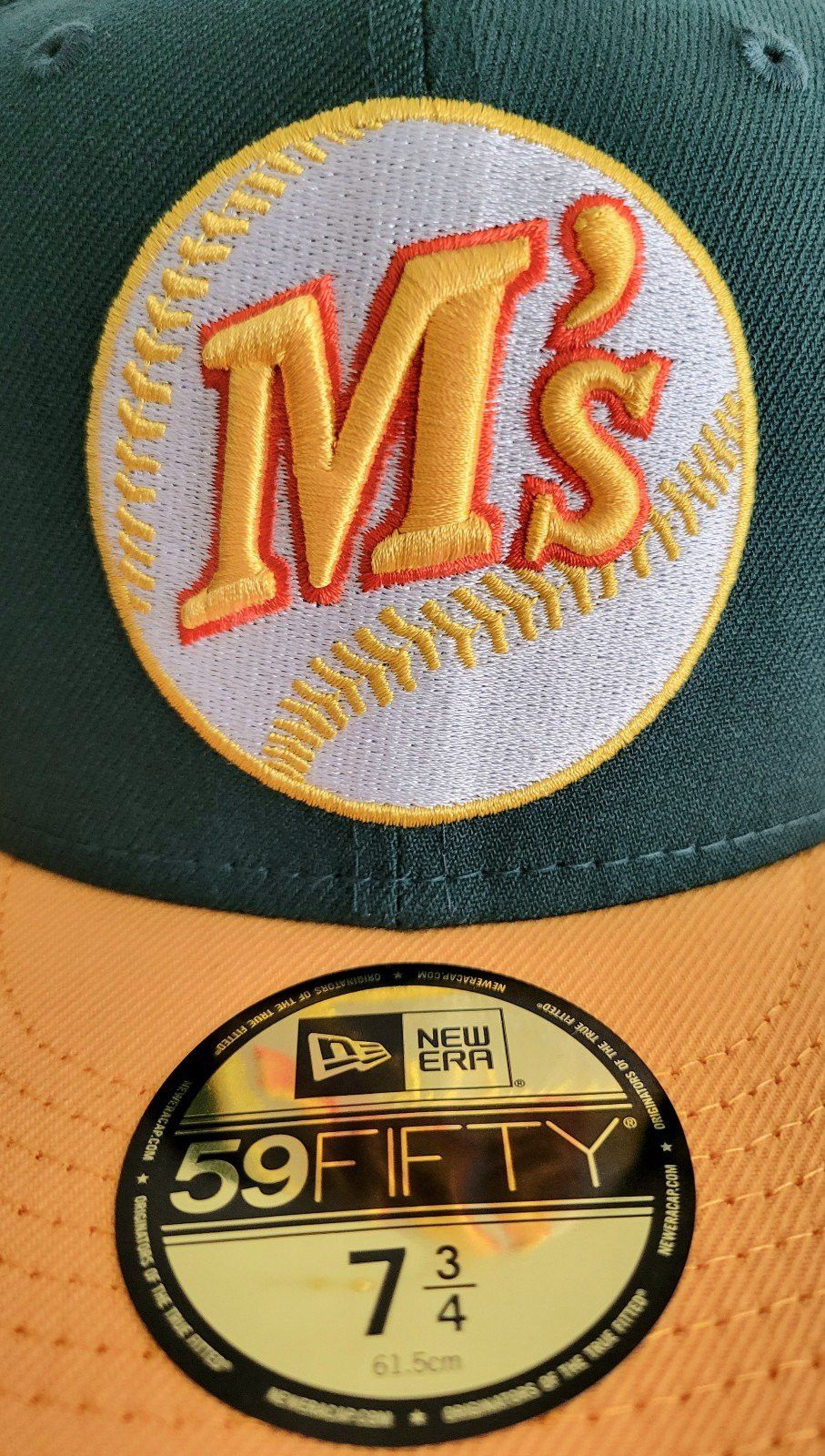 New Era *Firm* 7 3/4 Seattle Mariners Quack Pack New Era Fitted Hat Size ONE SIZE - 2 Thumbnail