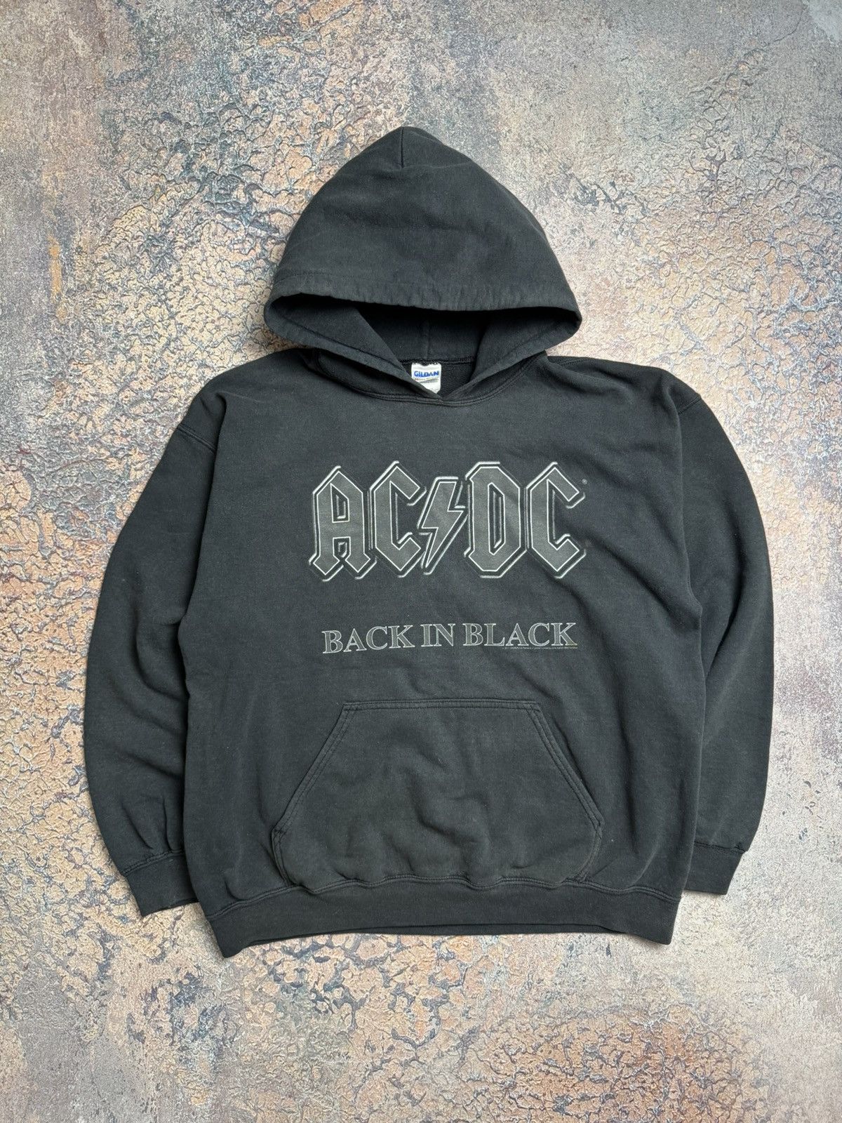 Ac Dc Back In Black Hoodie | Grailed