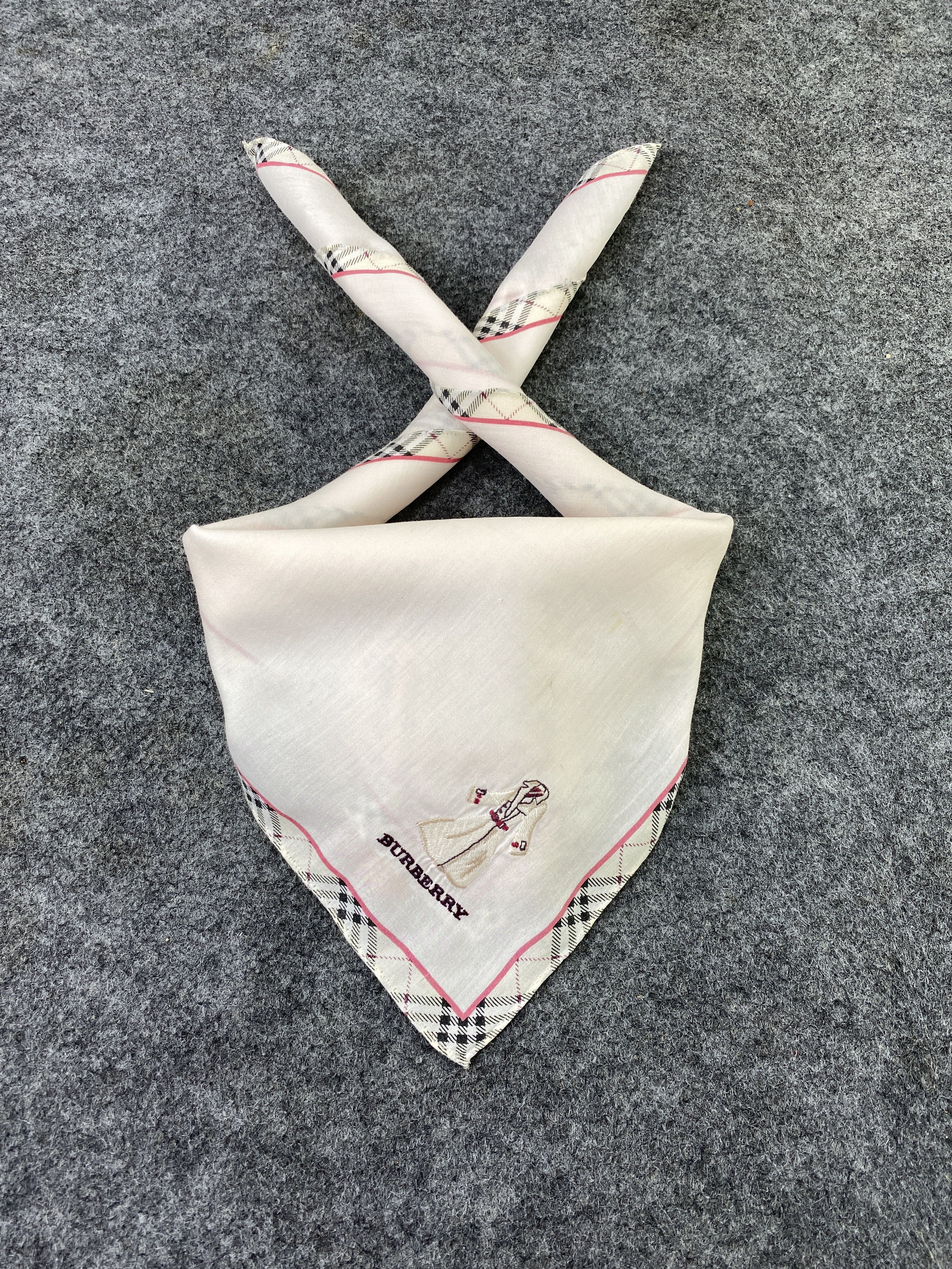 Burberry Burberry Handkerchief / Bandana / Neckerchief-B467 Size ONE SIZE - 2 Thumbnail