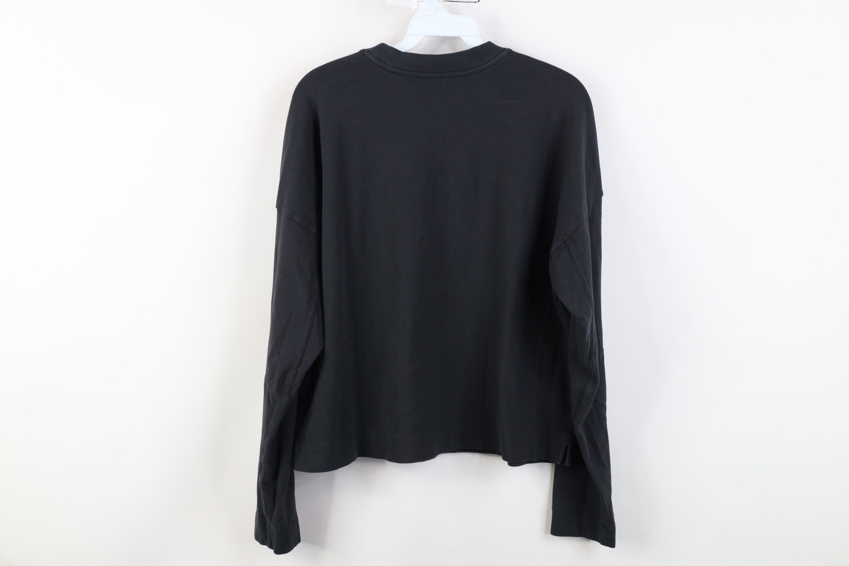 AYR AYR All Year Round Cropped Ribbed Knit Long Sleeve T-Shirt Size M / US 6-8 / IT 42-44 - 10 Thumbnail