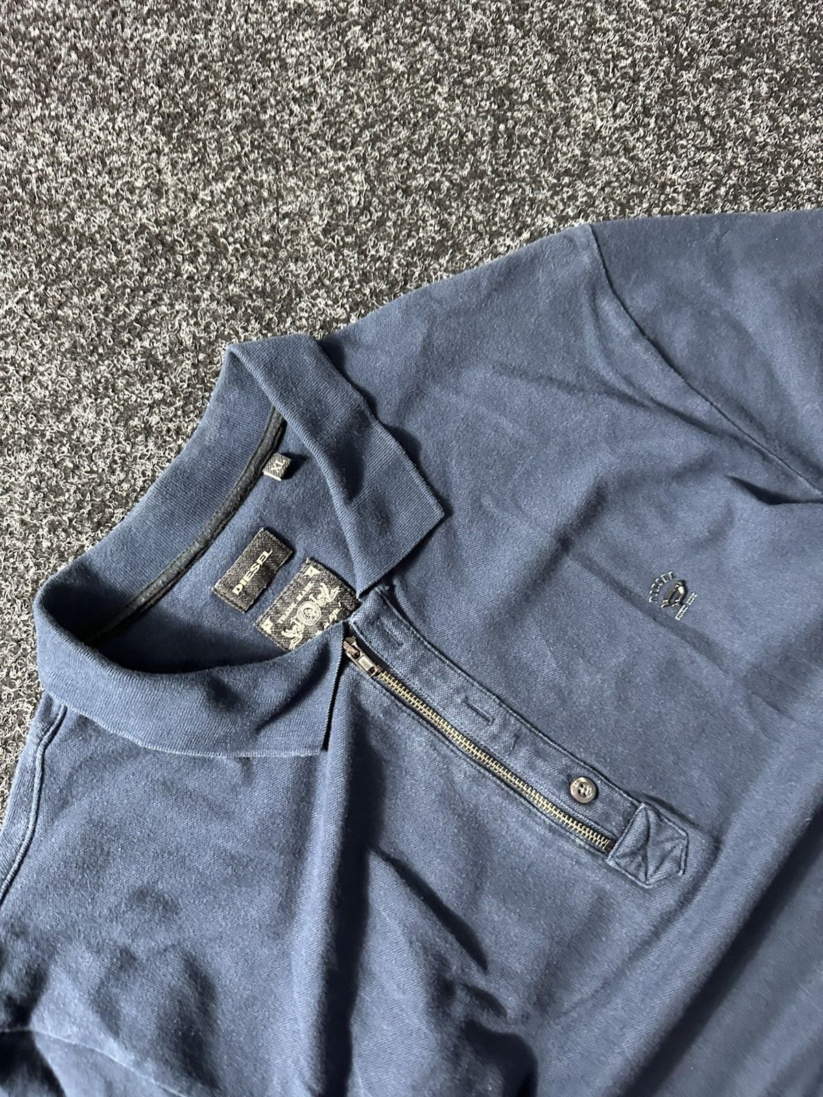 🚨VNTG Diesel Avant-garde POLO Shirt 90s very rare Streetwear