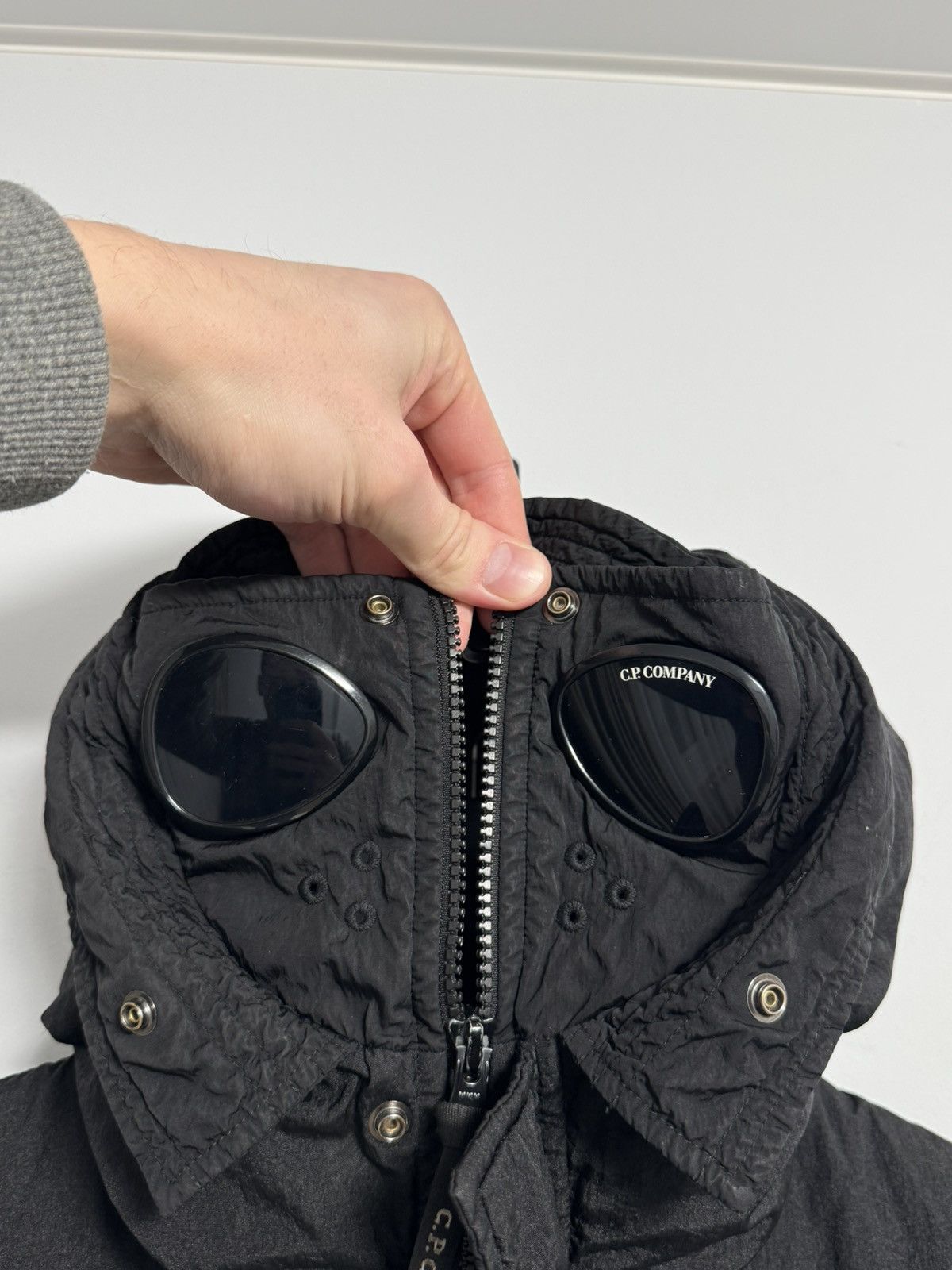 C.P. Company C.P. Company Jacket Kids Size 10 Down Black Puffer Hooded Size US XS / EU 42 / 0 - 13 Thumbnail