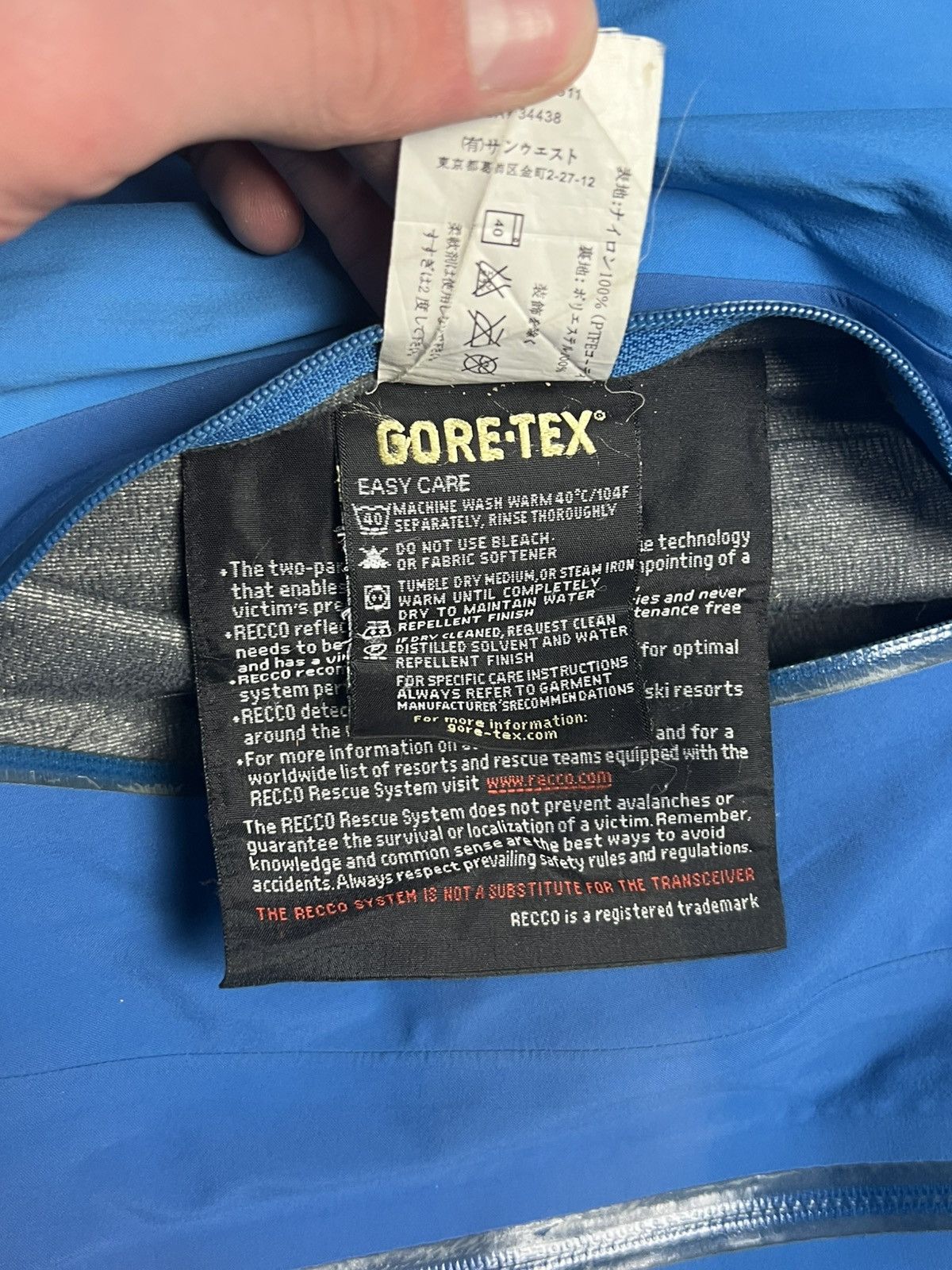 Arc'teryx Arcteryx gore tex jacket waterproof gorp black Size US S / EU 44-46 / 1 - 6 Thumbnail