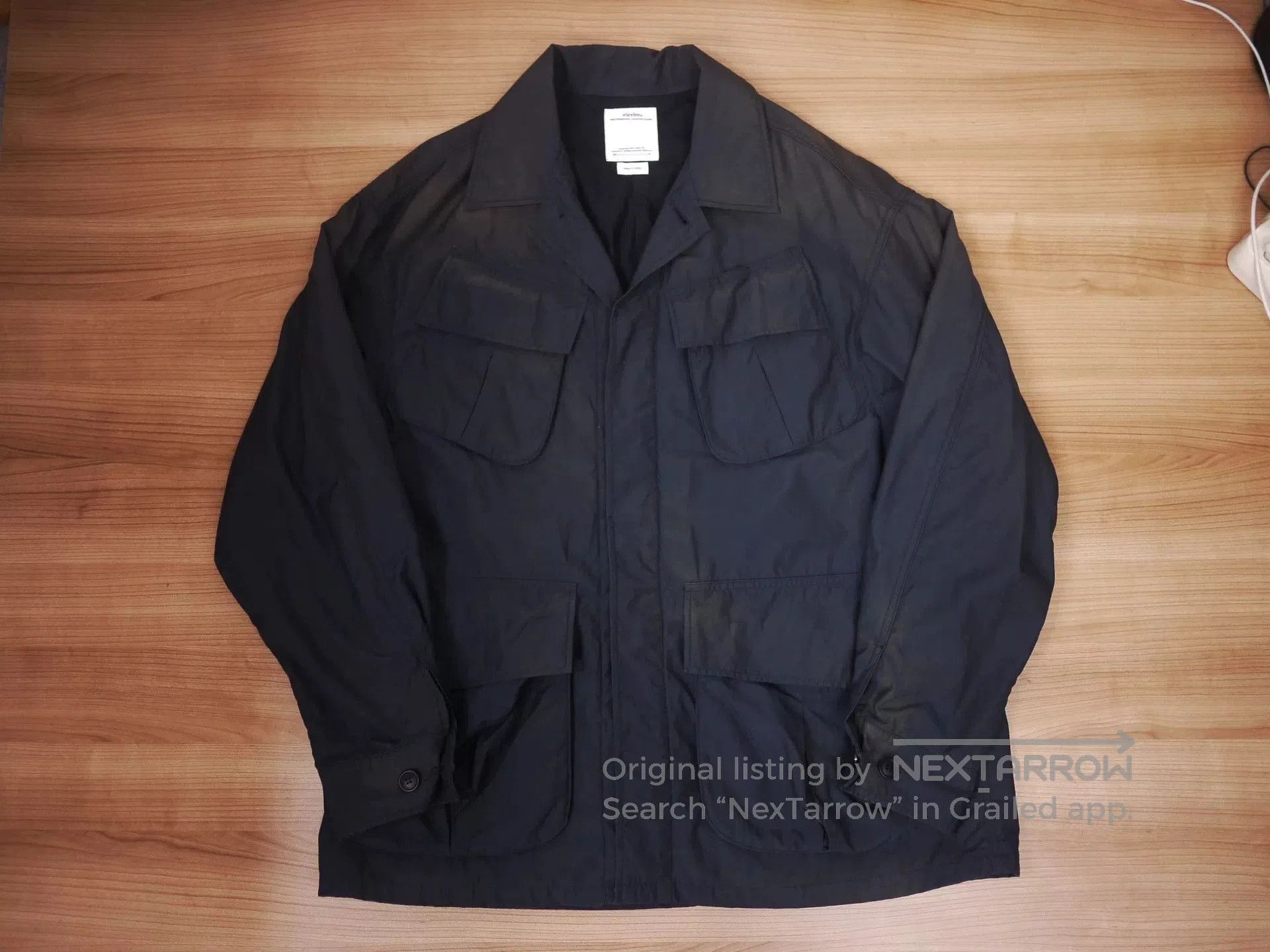 Visvim visvim tropical combat jacket in navy. Size US L / EU 52-54 / 3 - 1 Thumbnail