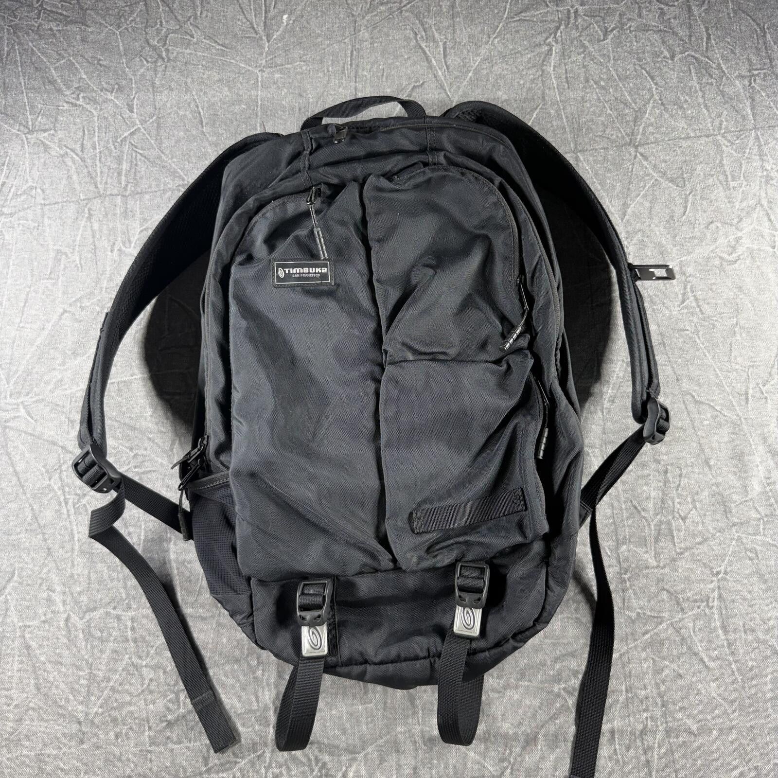Timbuk2 Timbuk2 Backpack Black Durable Fabric Rare TSF14 Size ONE SIZE - 1 Thumbnail