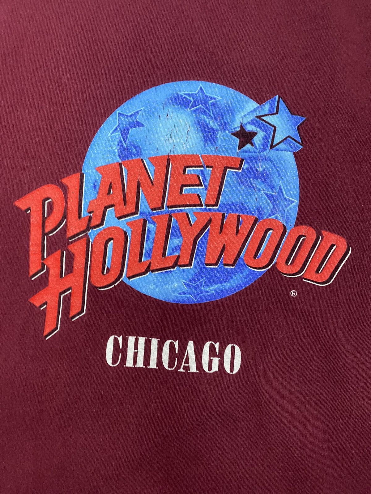 Planet Hollywood × Vintage Crazy Vintage 90’s Y2K Planet Hollywood Logo Tee XL Size US XL / EU 56 / 4 - 3 Thumbnail