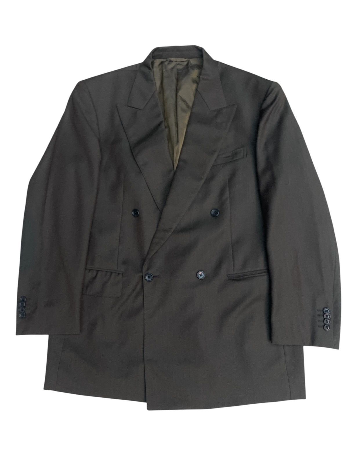 Ermenegildo Zegna Zegna Trofeo 100% Superfine Australian Wool Suit Jacket Size US M / EU 48-50 / 2 - 1 Thumbnail
