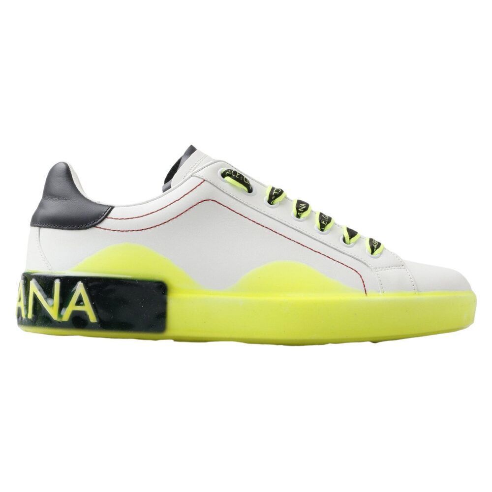 Dolce & Gabbana Dolce & Gabbana Sleek Portofino Low Top Leather Sneakers (Si Size US 8 / EU 41 - 1 Preview