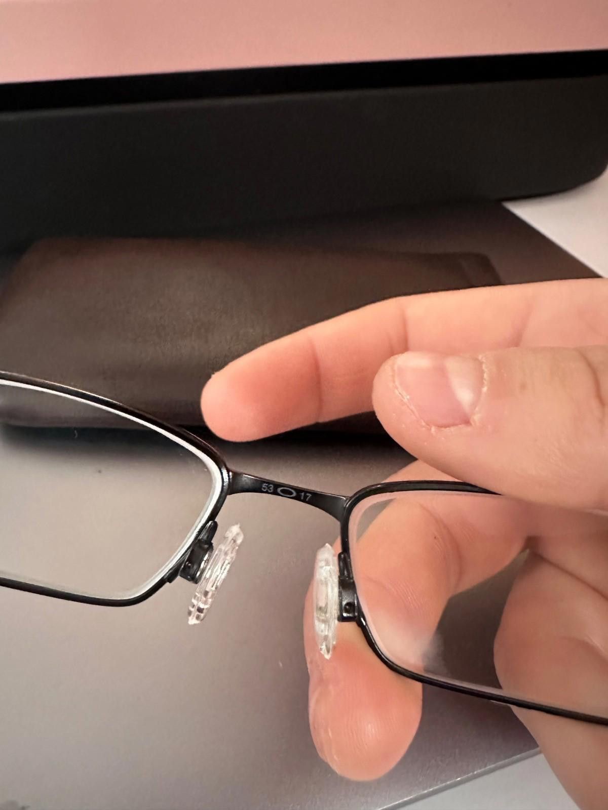 Oakley Oakley Eyeglasses OX5040-0253 Wingspan Brushed Chrome Metal Size ONE SIZE - 7 Thumbnail