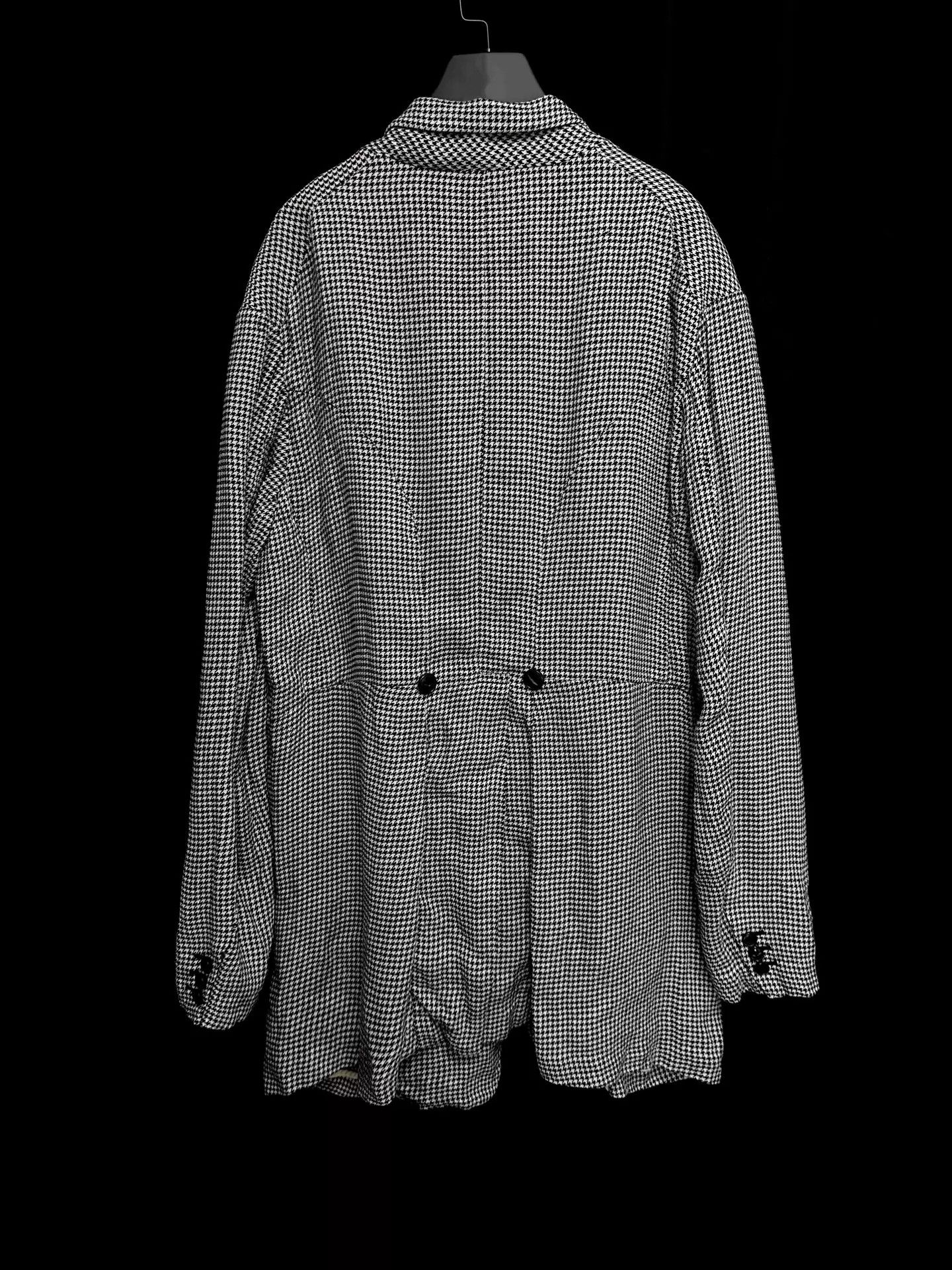 Arts & Science Arts & Sciences Silk-Linen Plaid Jacket Horn Buttons Size US L / EU 52-54 / 3 - 2 Thumbnail