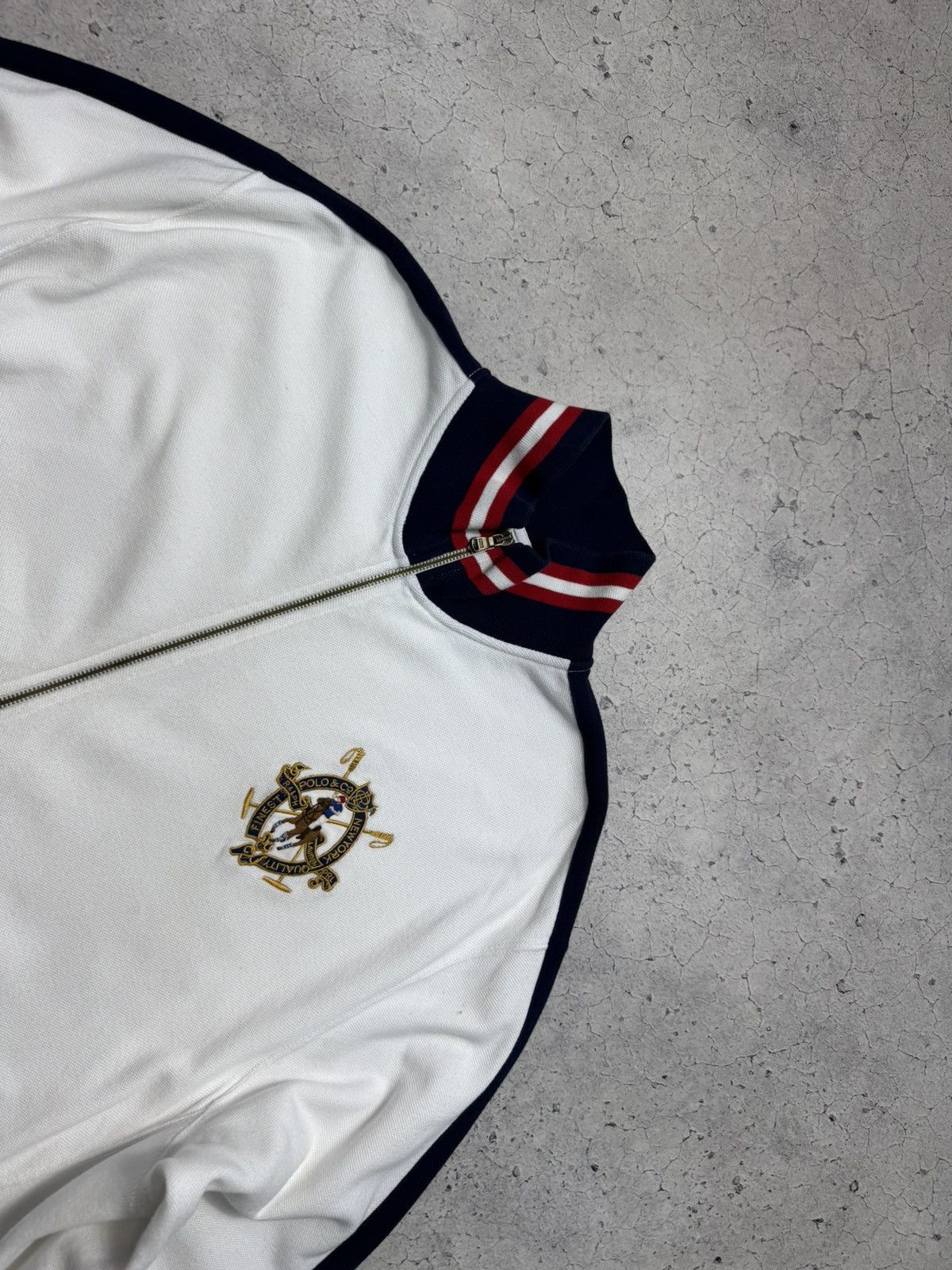 Polo Ralph Lauren Polo Ralph Lauren Full Zip Jacket PRL Vintage Luxury Y2K Size US XXL / EU 58 / 5 - 5 Thumbnail