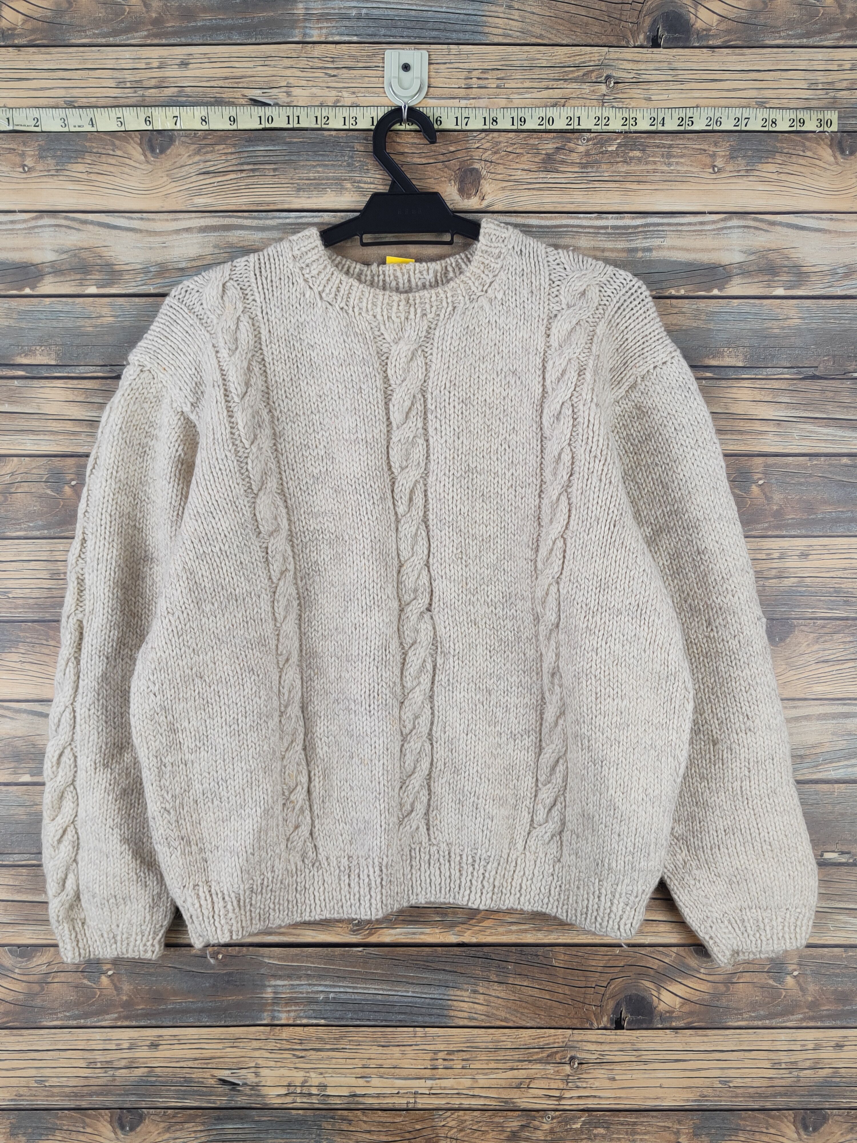 Aran Isles Knitwear Japanese Brand Ivory Knitwear Sweatshirts #W2130 Size US S / EU 44-46 / 1 - 1 Thumbnail